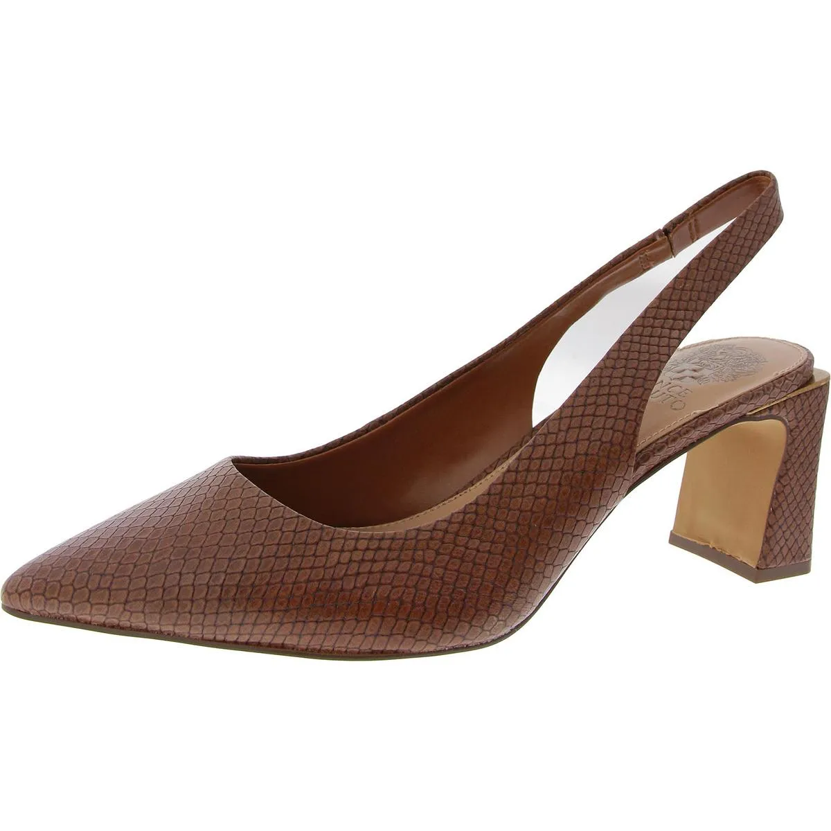 Hamden Womens Pointed Toe Slingback Heels