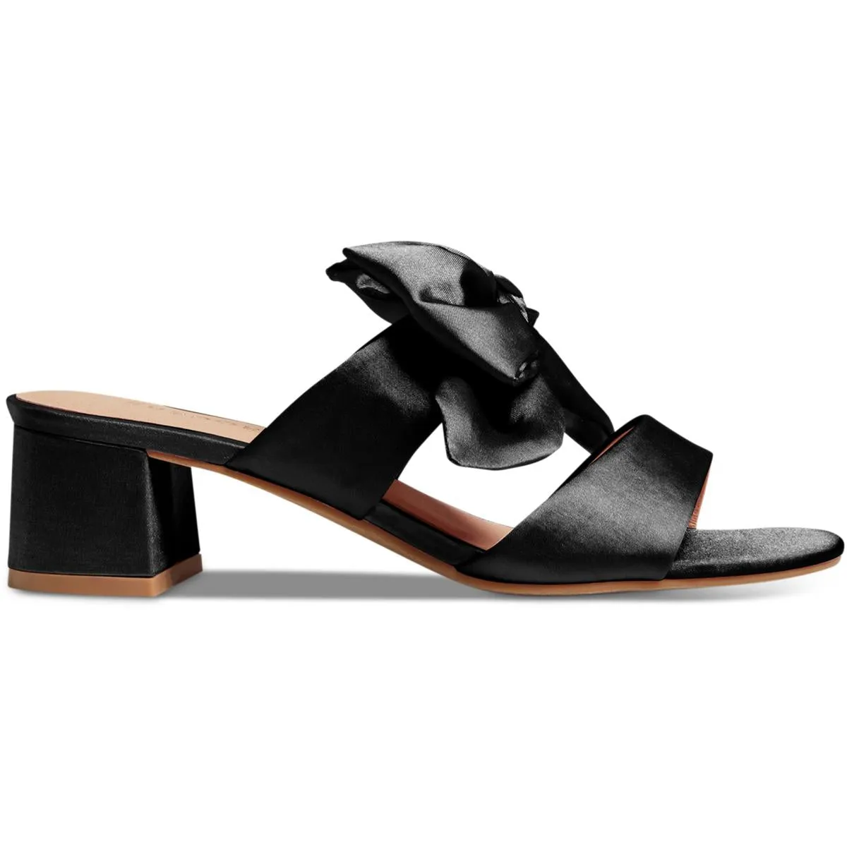 Heidi Mid Womens Satin Open Toe Slide