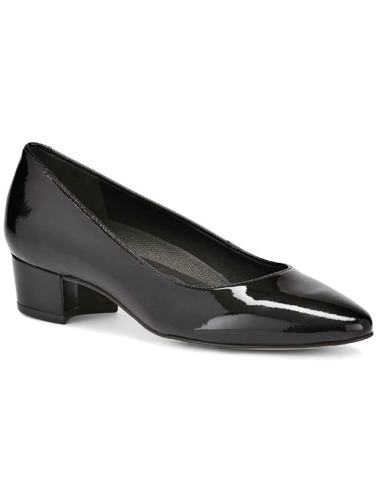 Heidi Womens Solid Slip on Block Heels