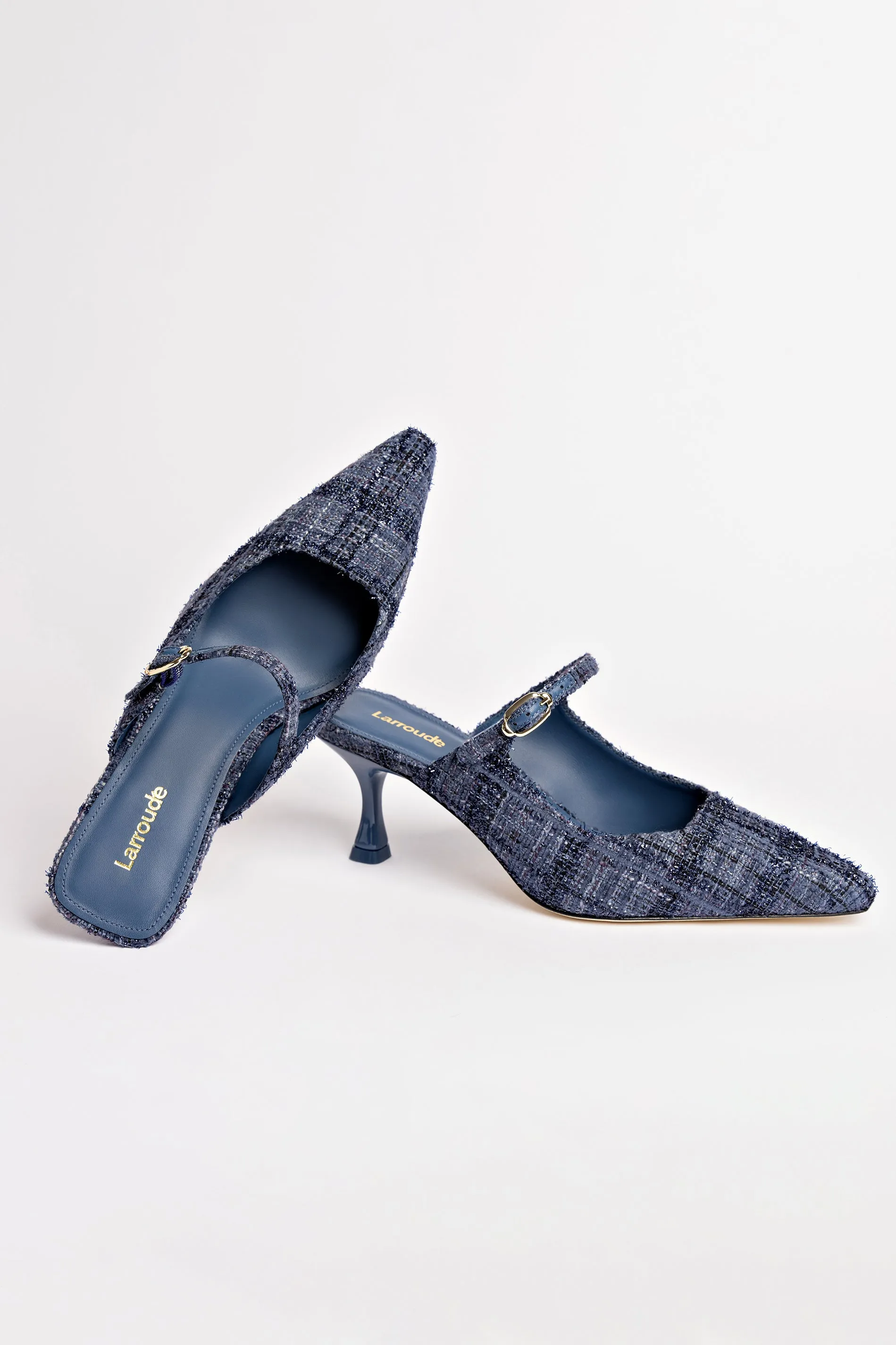 Ines Mule In Marlin Tweed