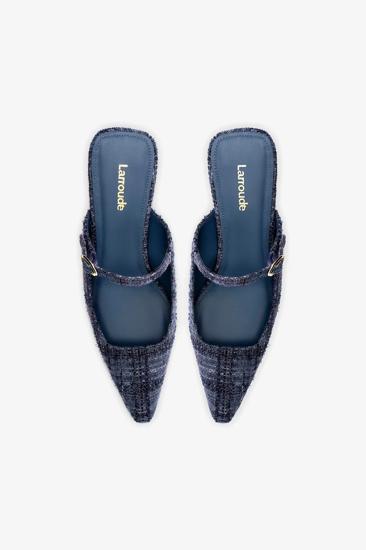Ines Mule In Marlin Tweed
