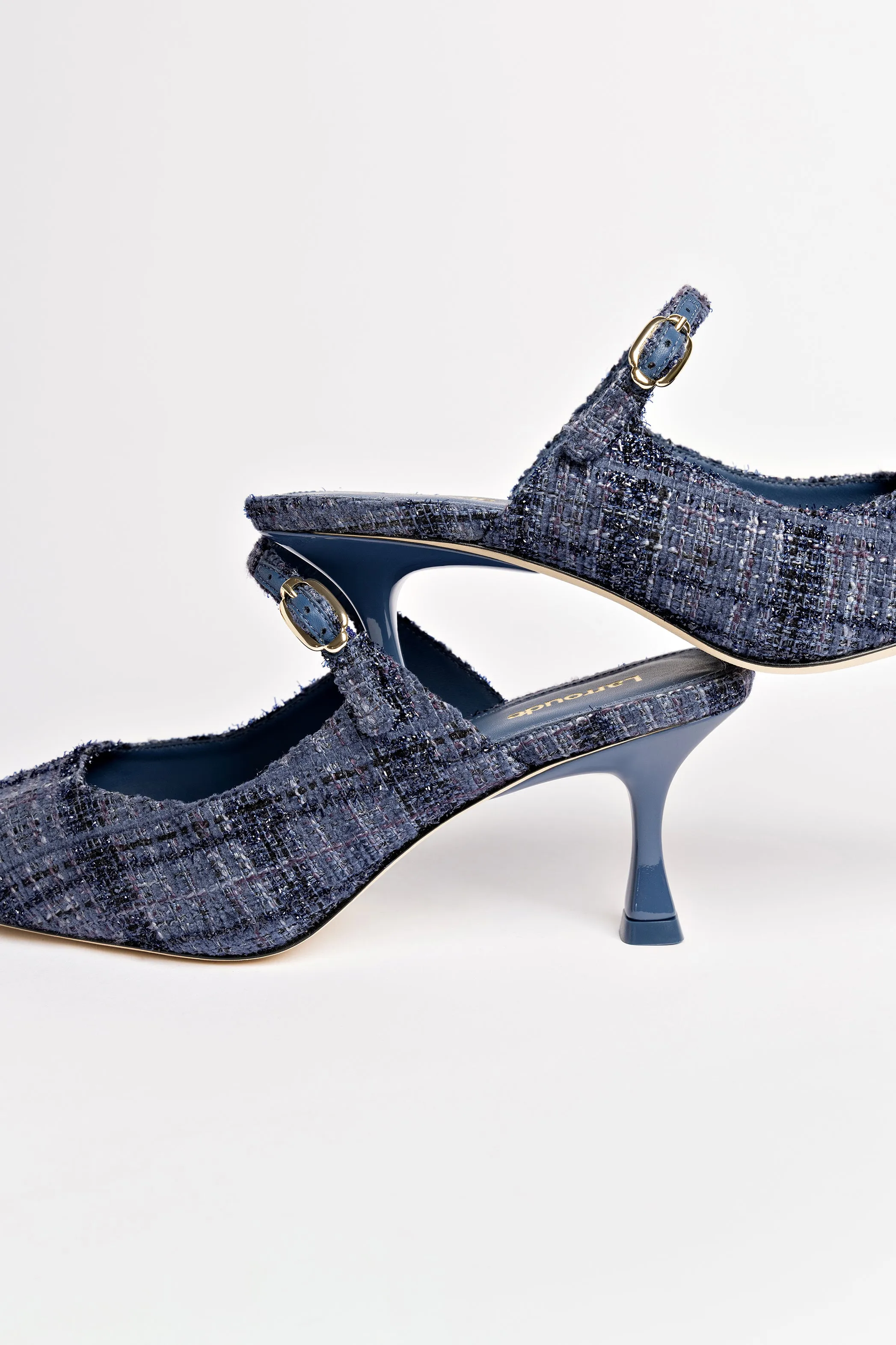 Ines Mule In Marlin Tweed