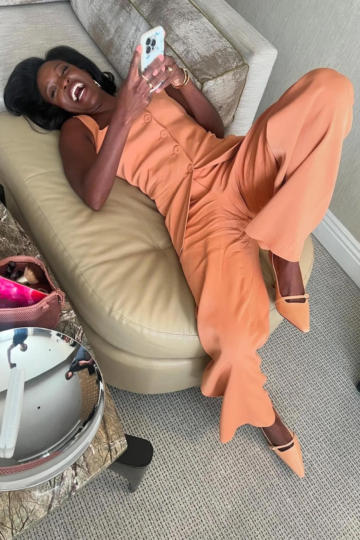 Ines Pump In Tan Leather