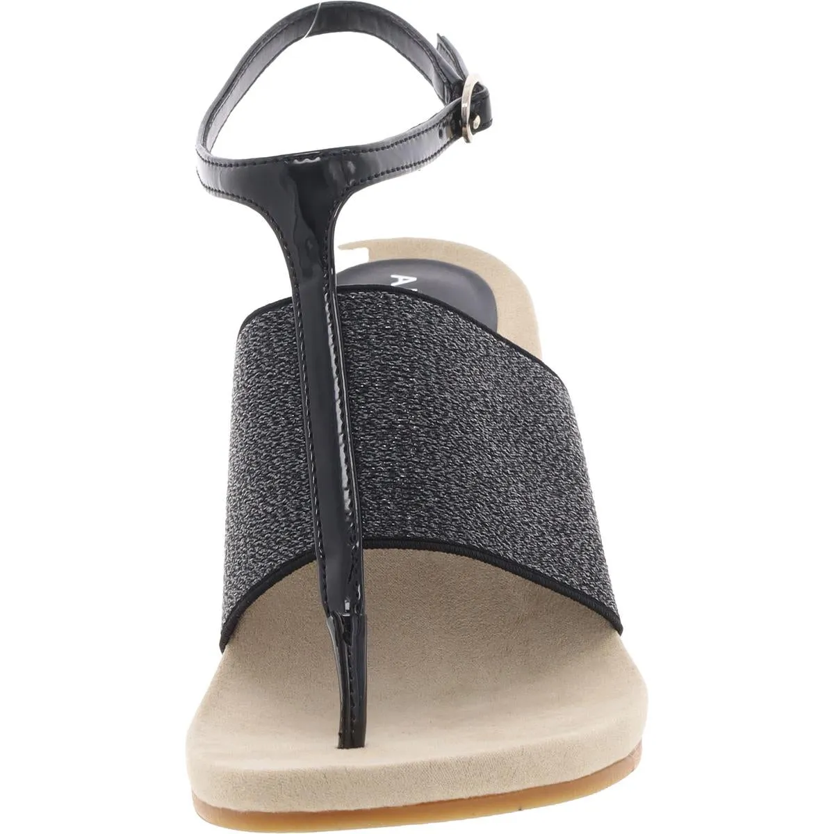 Ivana Womens Comfort Insole T-Strap Wedge Heels