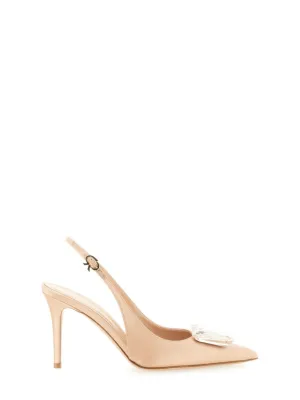 Jaipur Stiletto Heels With Decorative Slingback Detail