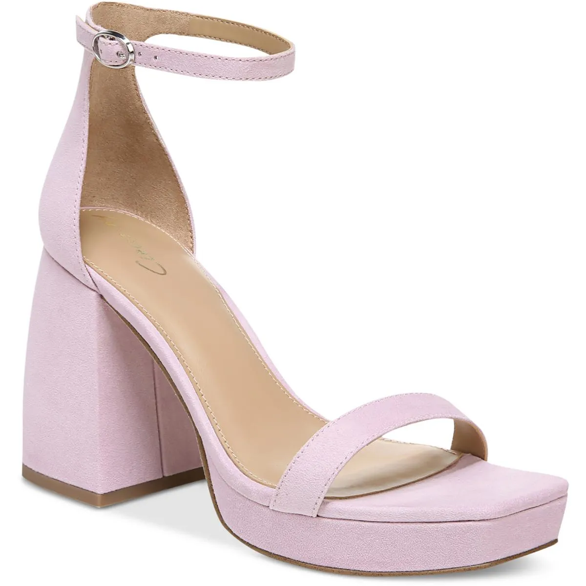 Jardine Womens Buckle Open Toe Block Heels