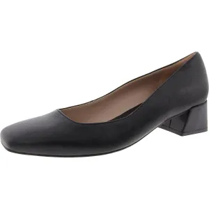 Jayla Pump Womens Block Heel Faux Leather Block Heels