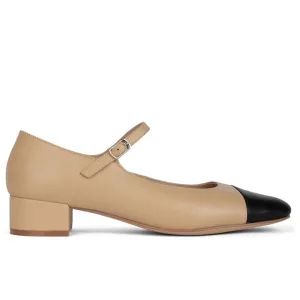 JEFFREY CAMPBELL CAPER BEIGE PUMPS