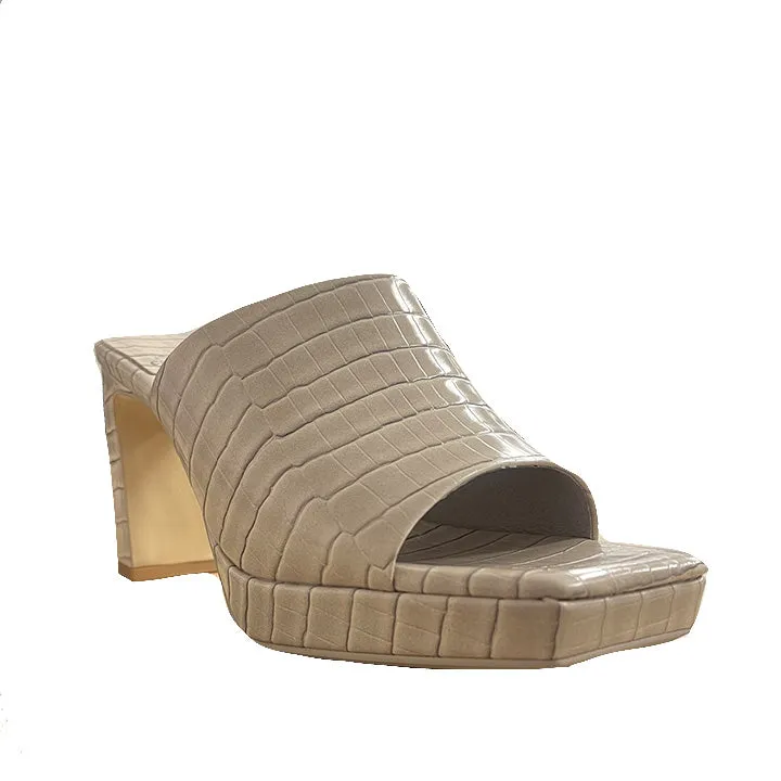 JEFFREY CAMPBELL CAVIAR NUDE HEELS