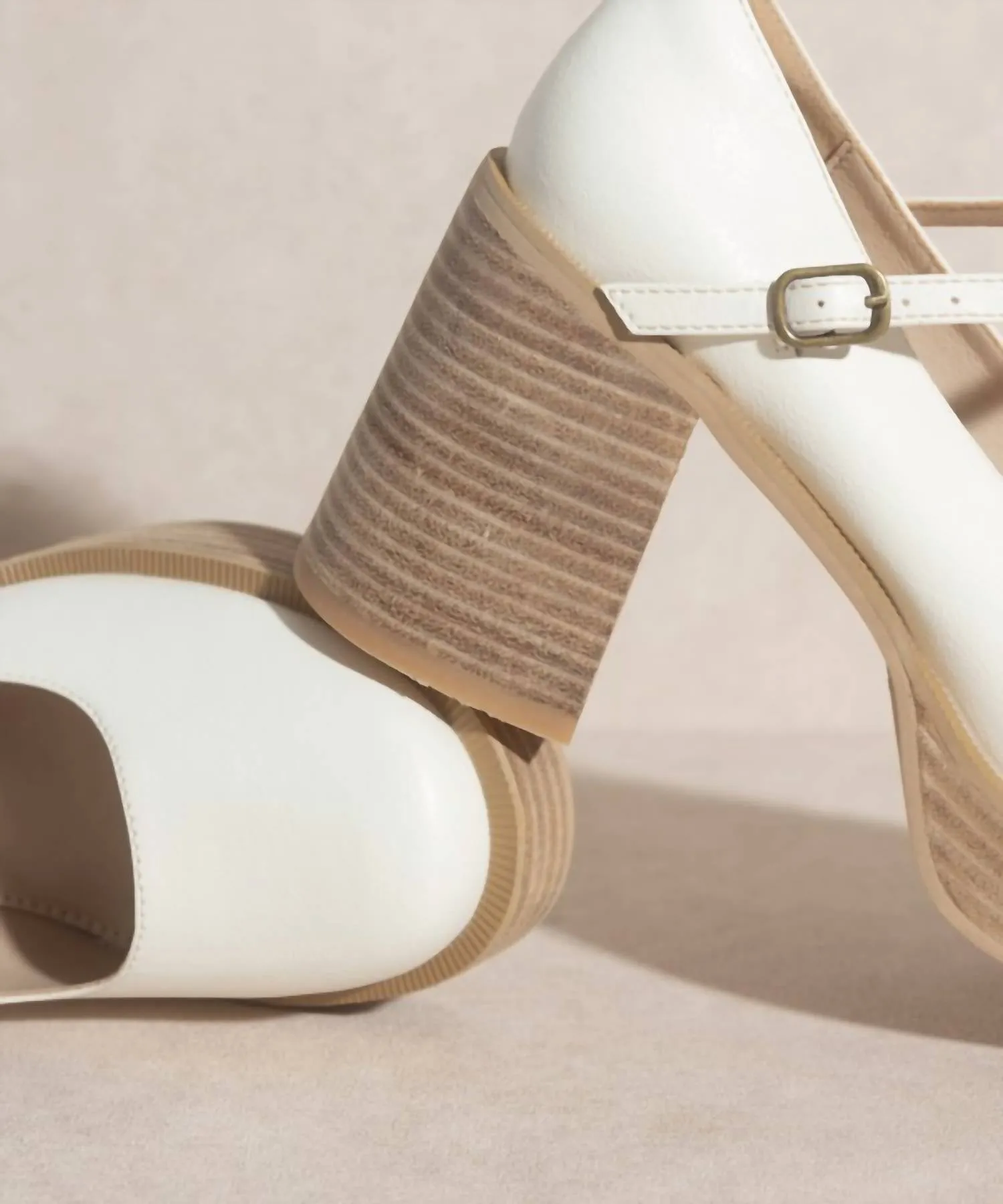 Jennifer Mary Jane Platform In White