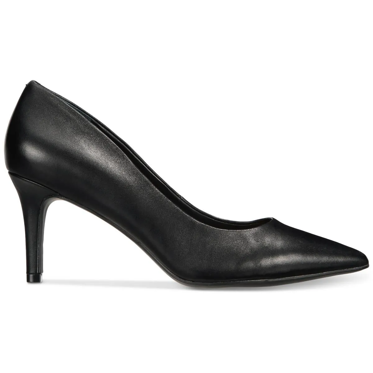 Jeules Womens Faux Leather Pointed Toe Pumps