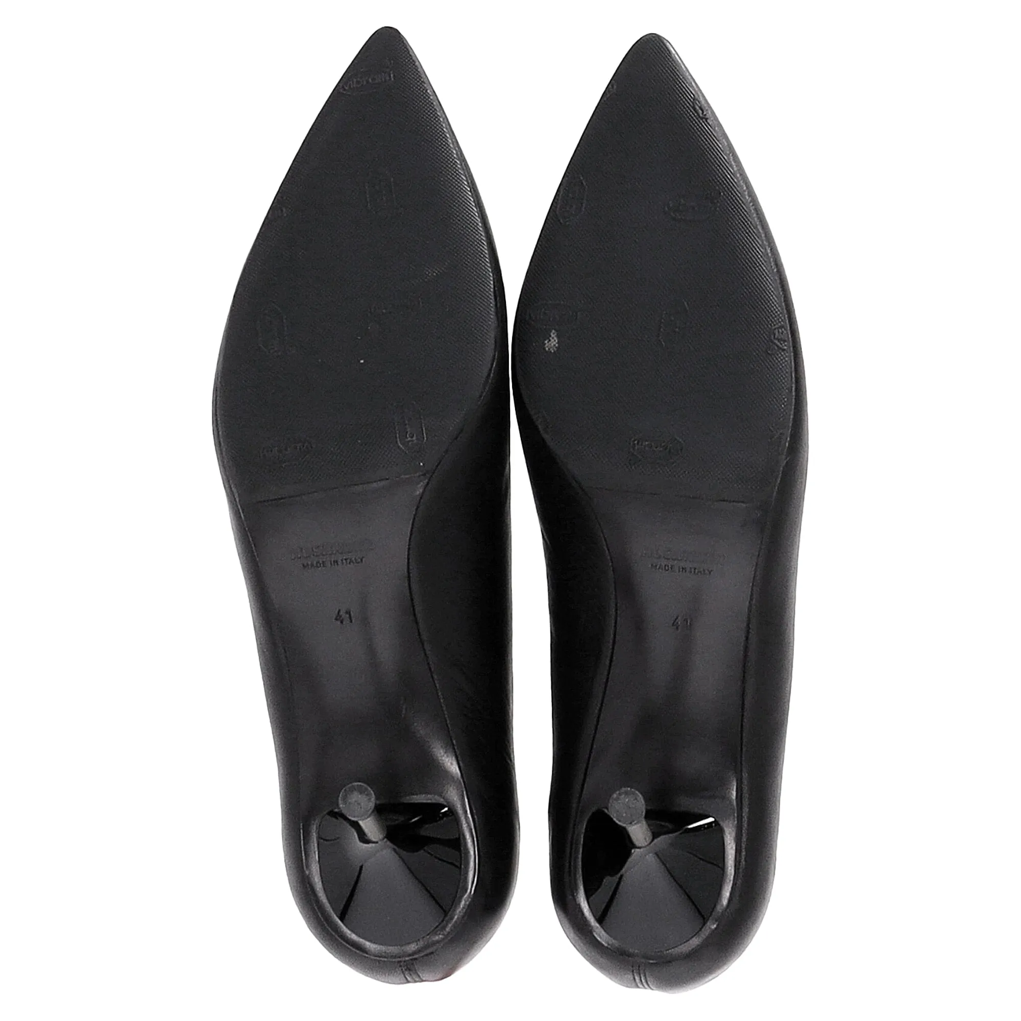 Jil Sander Ankle Strap Pumps in Black Leather