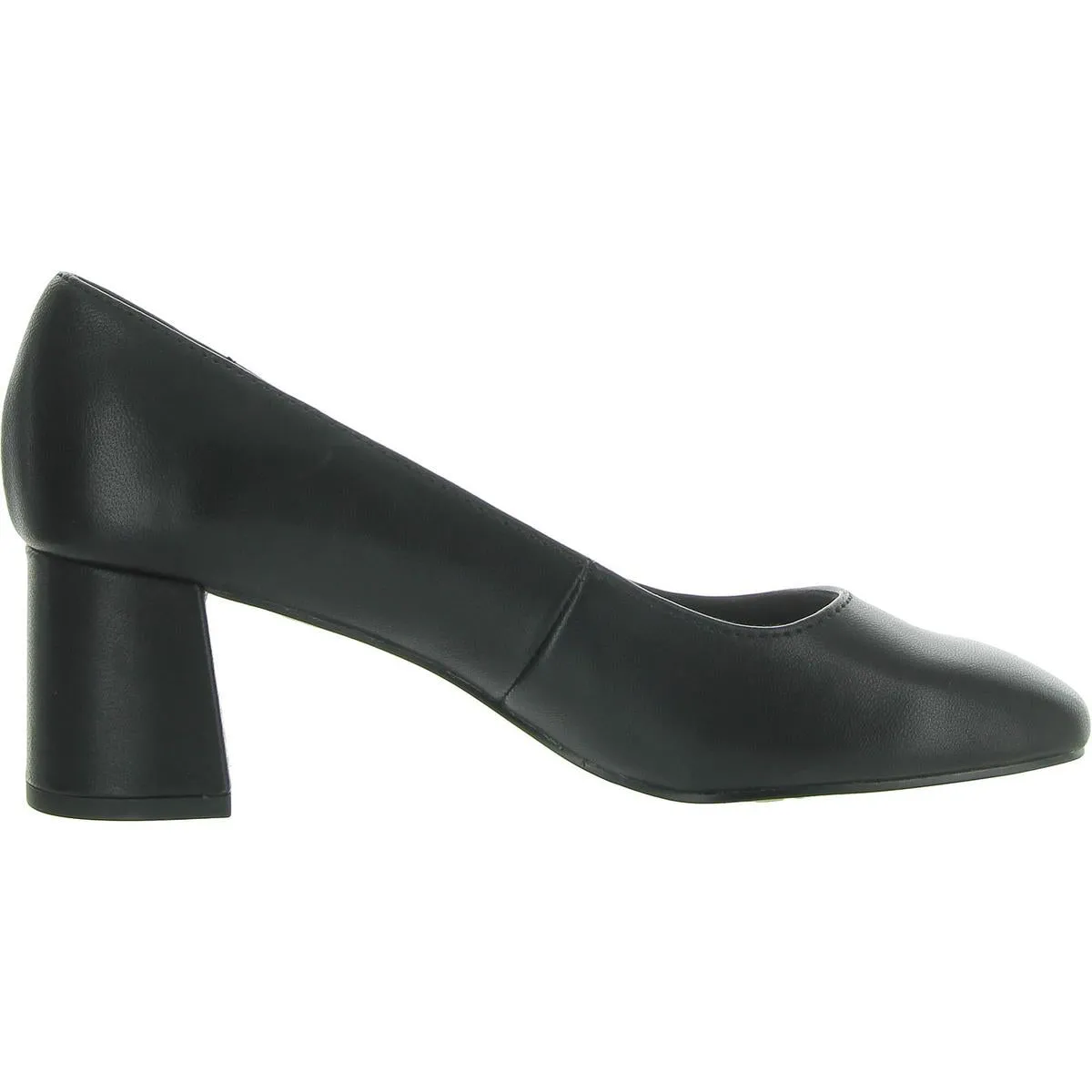 Jillian Womens Leather Slip-On Pumps