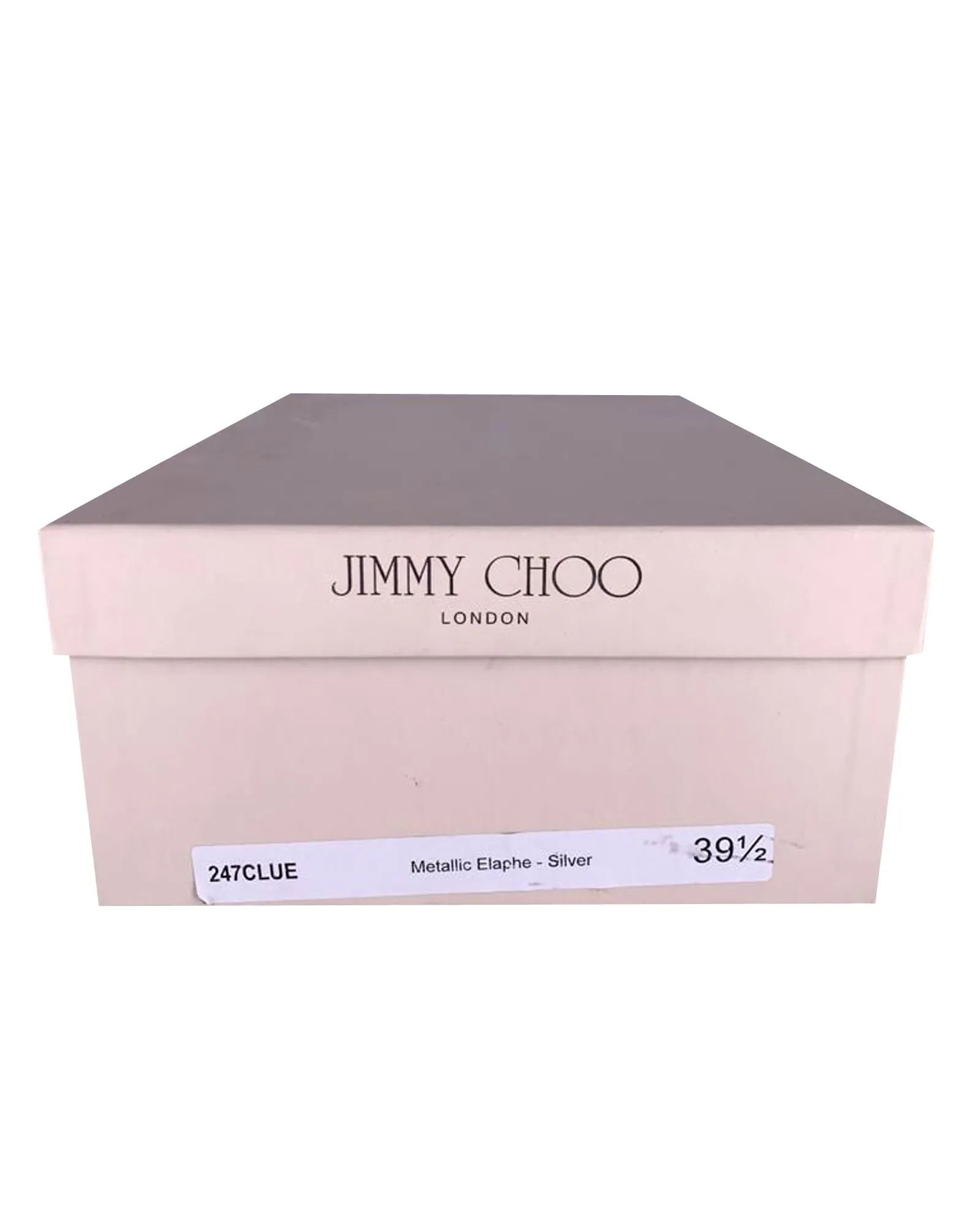 Jimmy Choo Clue Pumps in Silver Leather