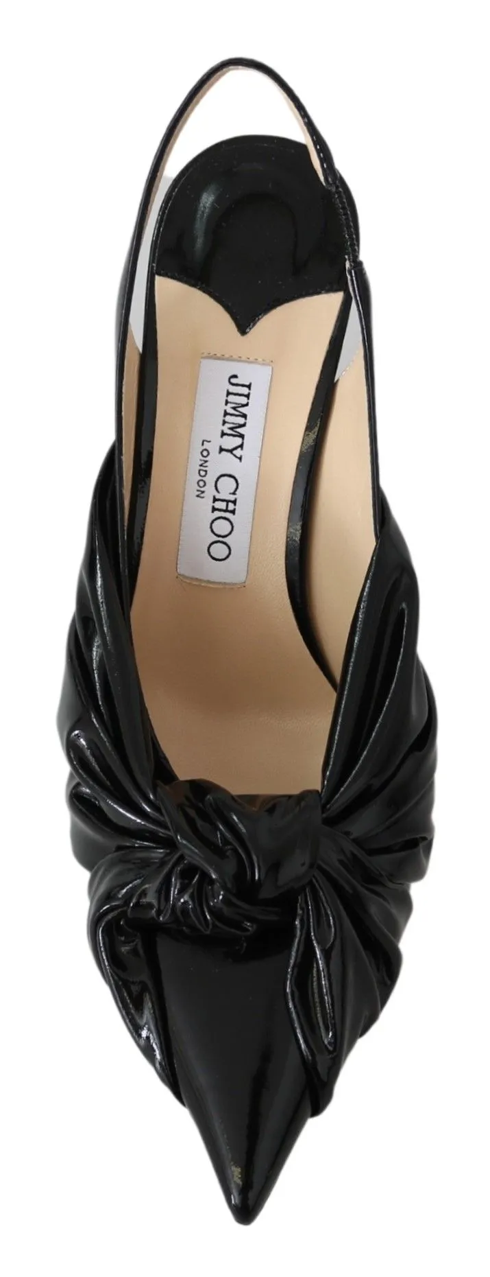 Jimmy Choo Elegant  Leather Pointed Toe Women's Pumps