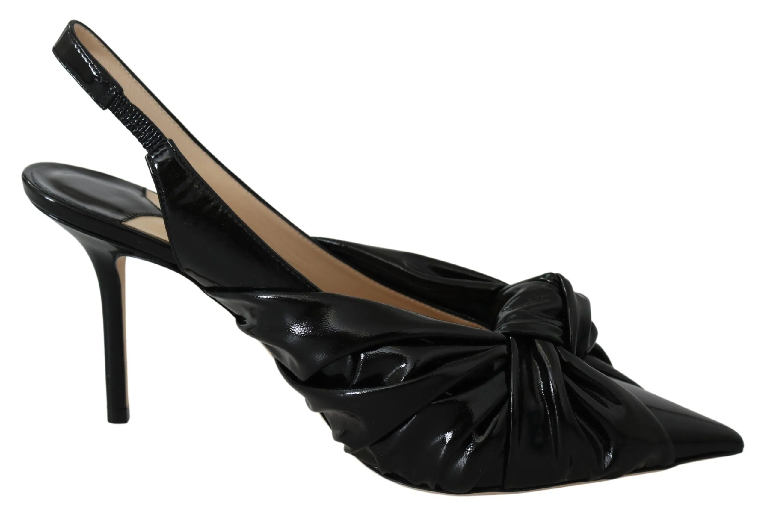 Jimmy Choo Elegant  Leather Pointed Toe Women's Pumps