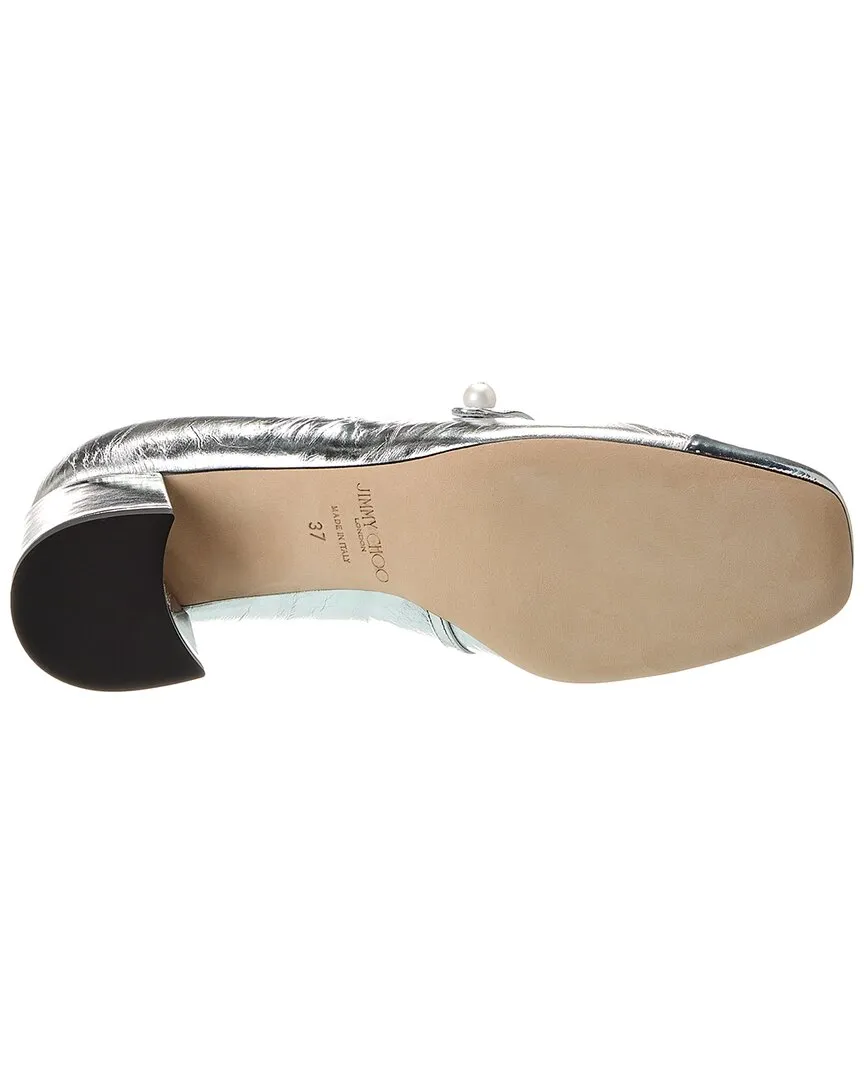 Jimmy Choo Elisa 45 Leather Pump