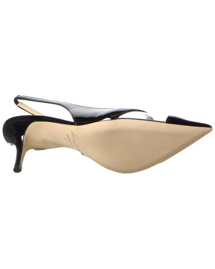 Jimmy Choo Ginnie 65 Leather Slingback Pump