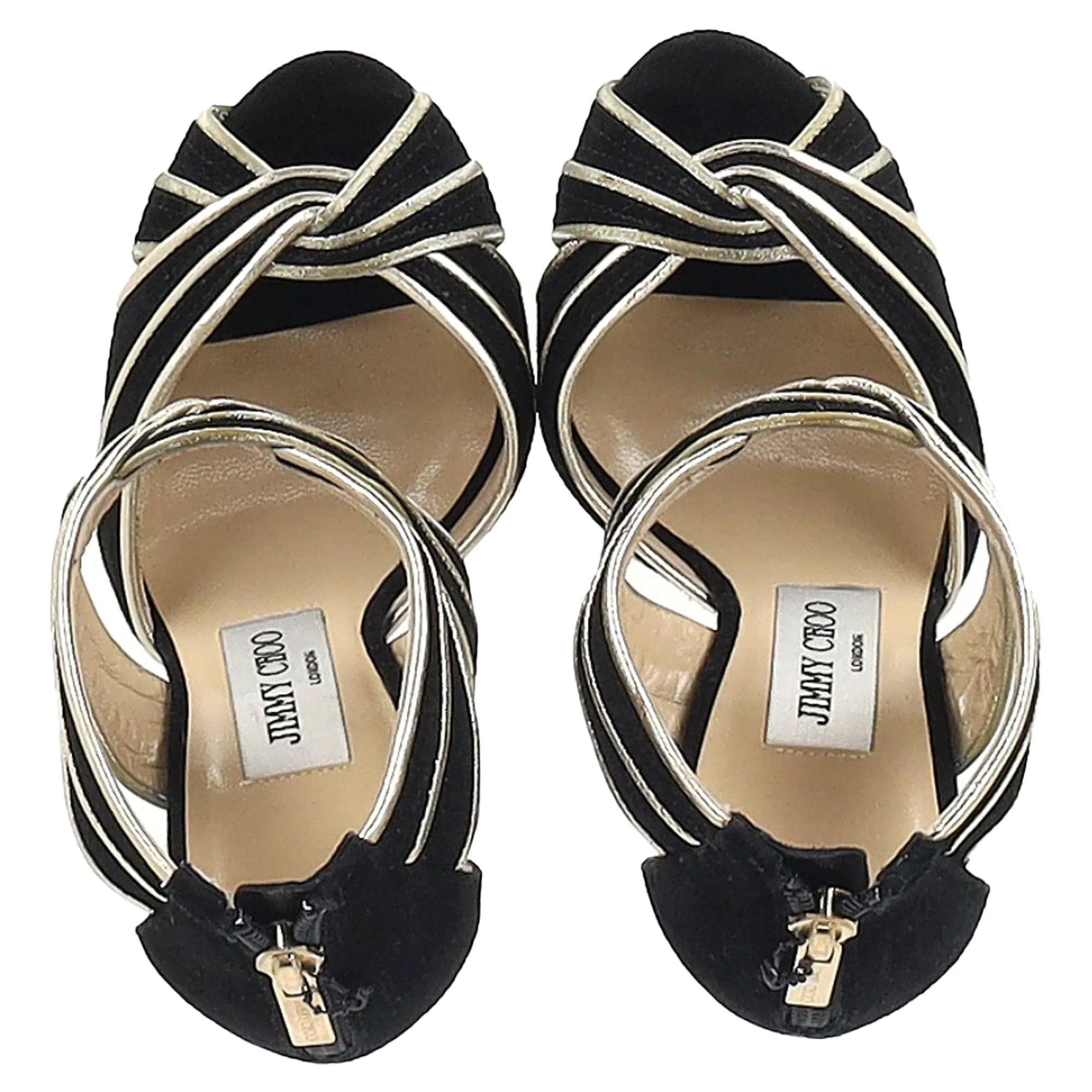 Jimmy Choo Koko Platform Sandals in Black Suede