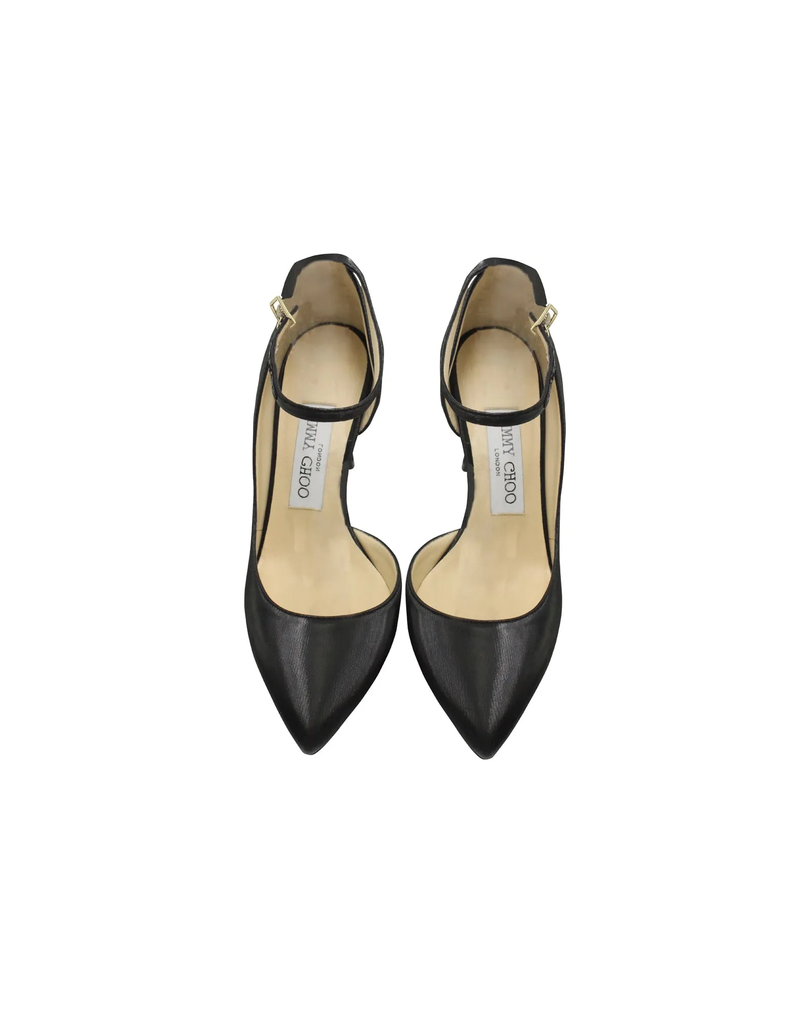 Jimmy Choo Lucy 85 Pumps in Black Leather