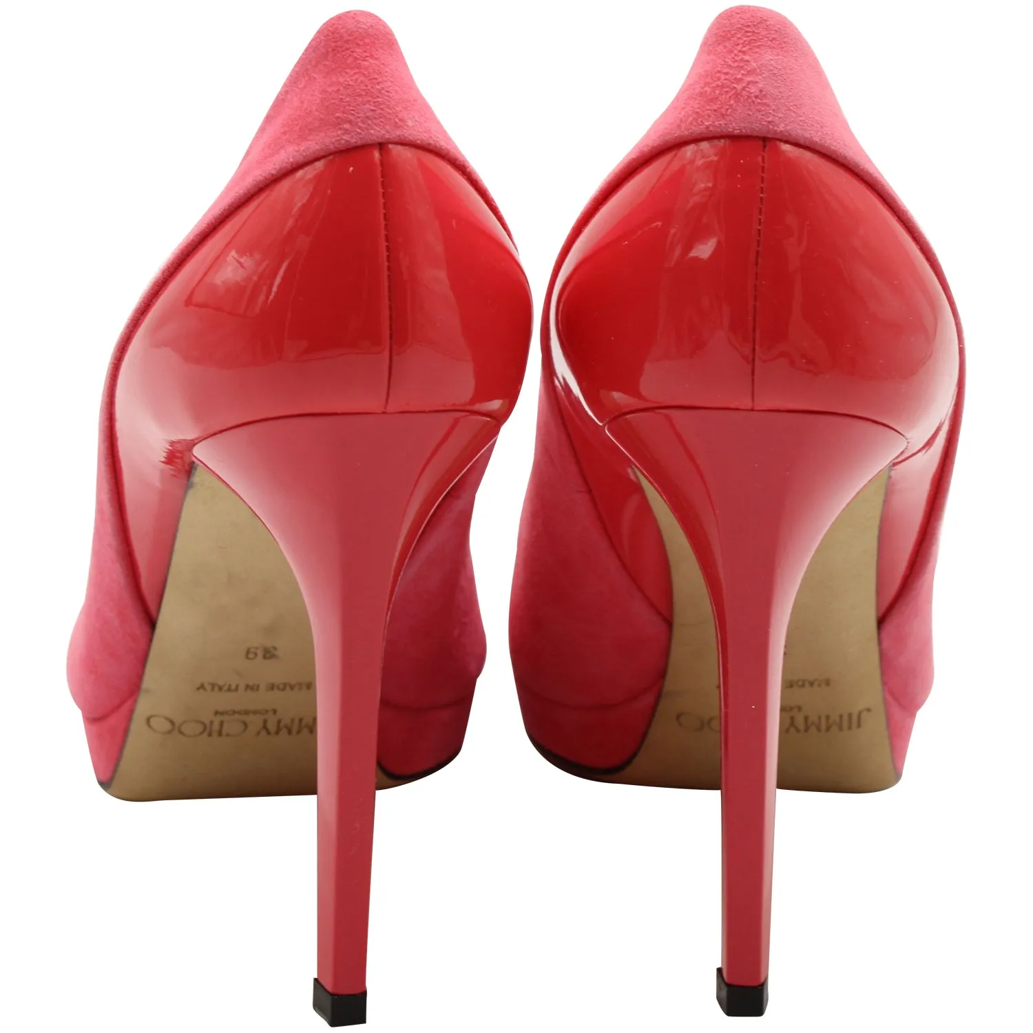 Jimmy Choo Point-Toe Pumps in Pink Suede