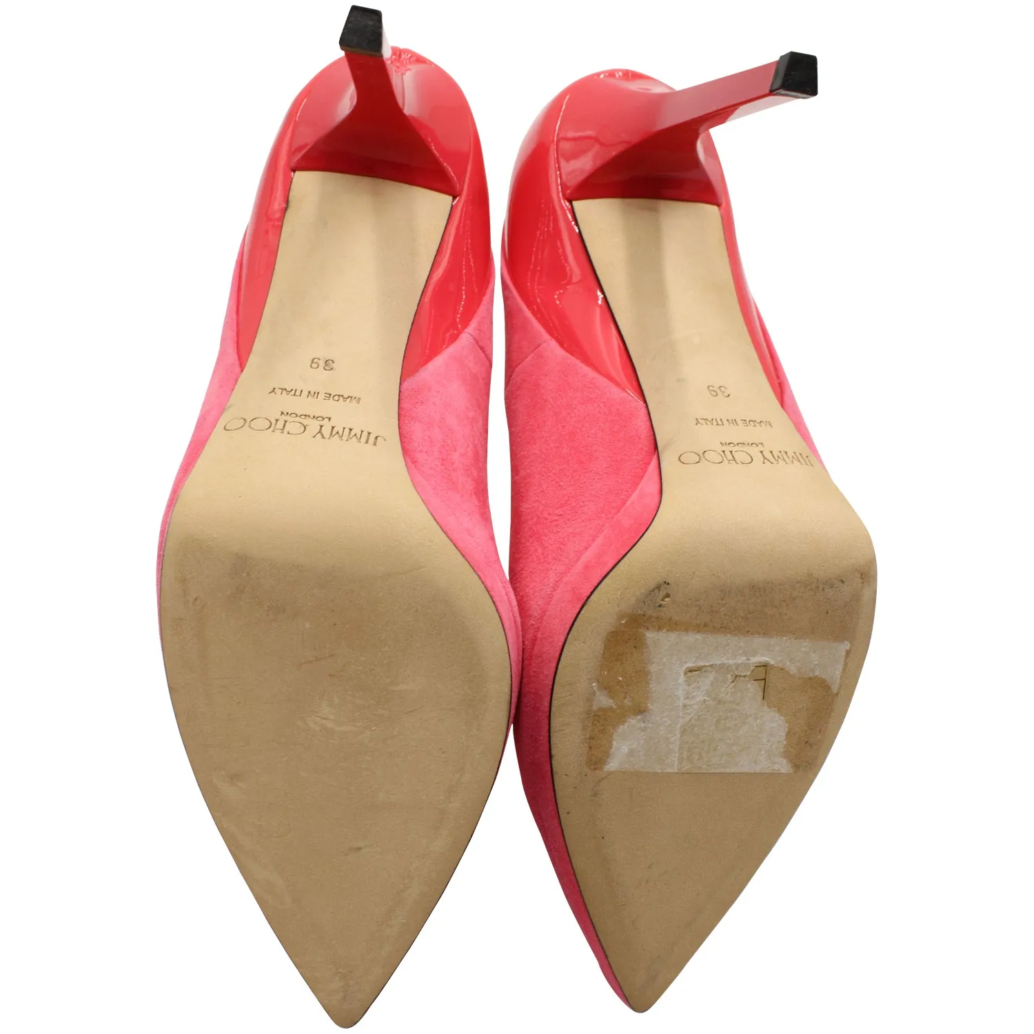 Jimmy Choo Point-Toe Pumps in Pink Suede