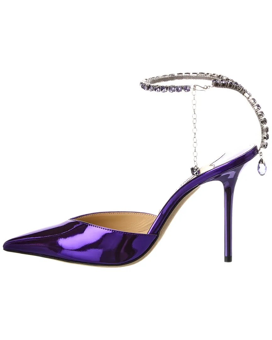 Jimmy Choo Saeda 100 Leather Pump