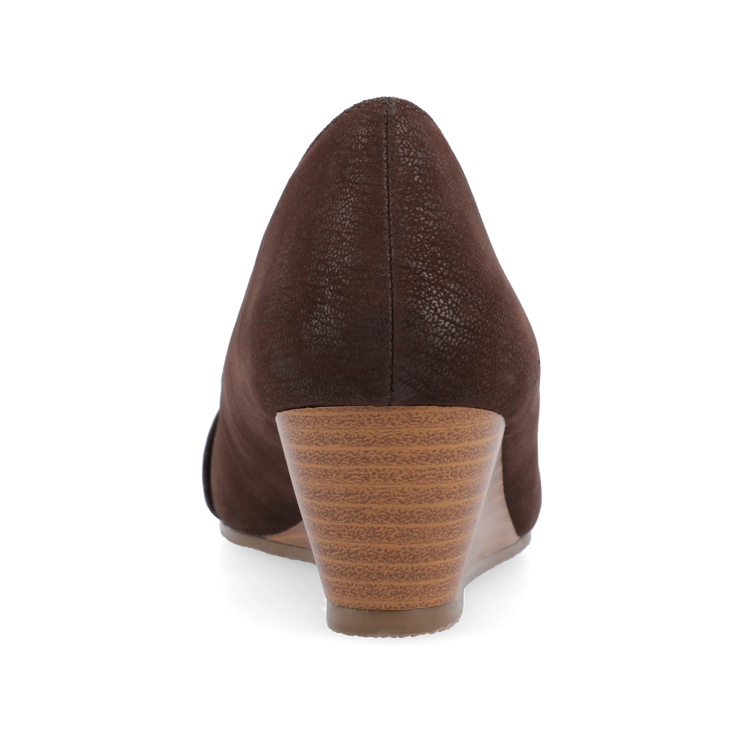 Journee Collection Women's Comfort Graysn Wide Width Wedge