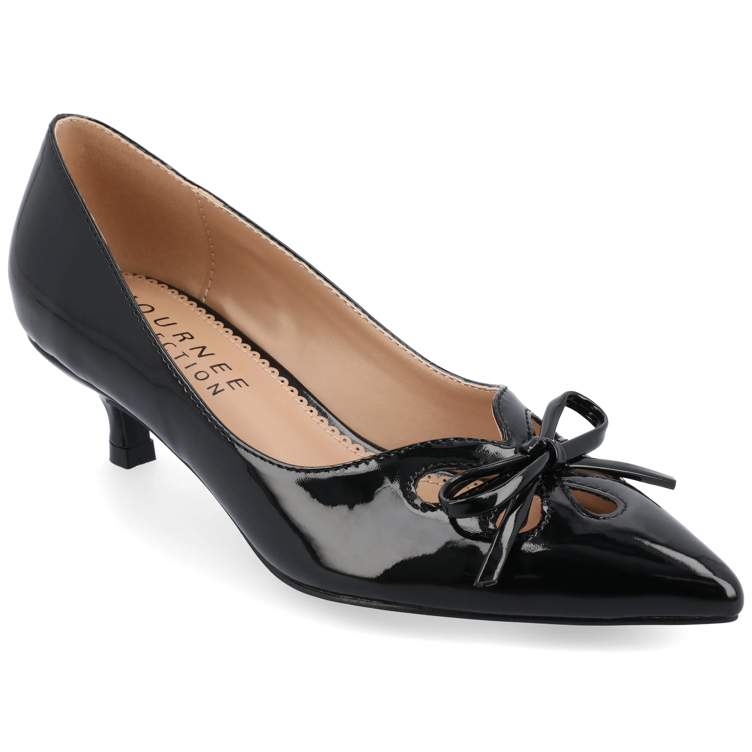 Journee Collection Women's Lutana Wide Width Kitten Heel