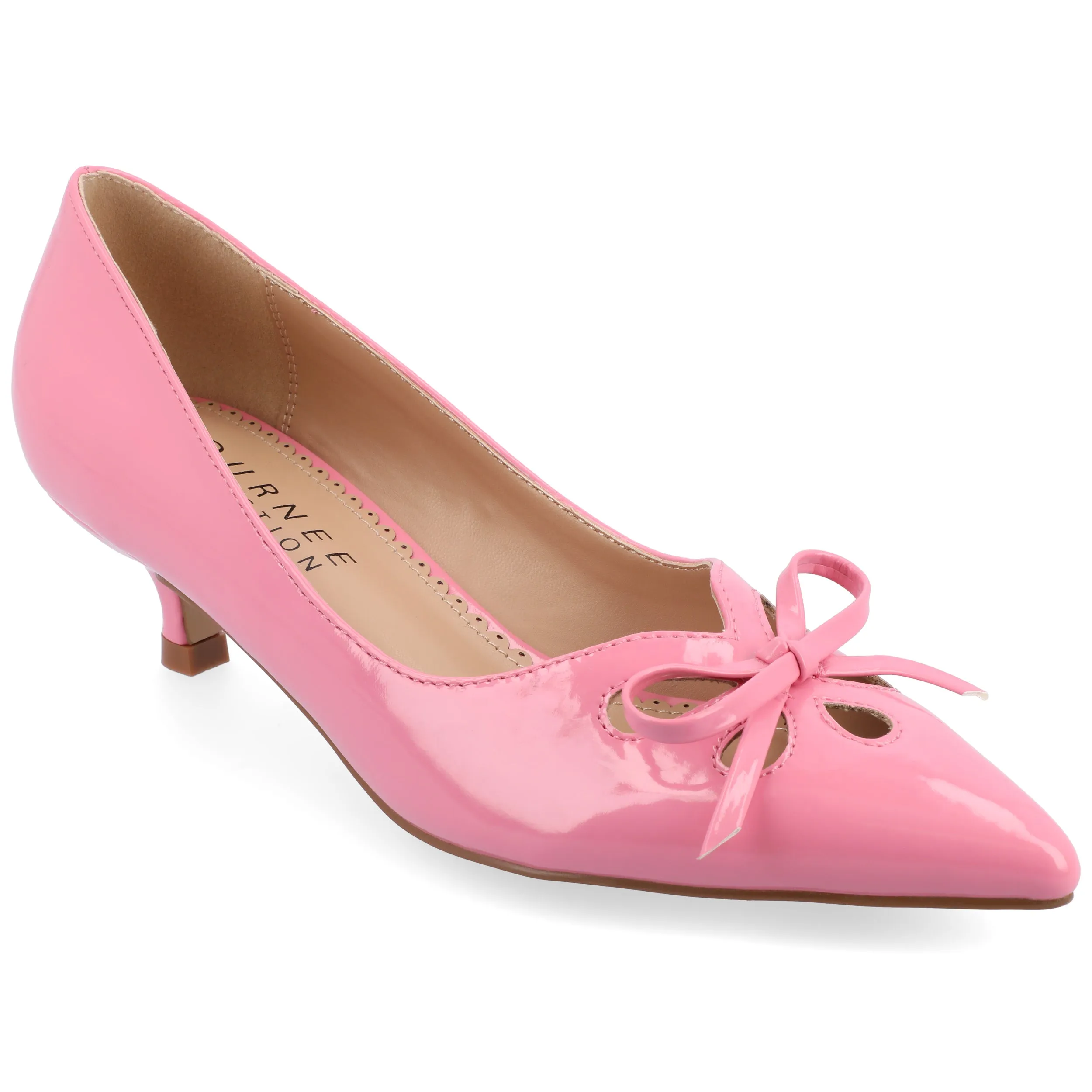 Journee Collection Women's Lutana Wide Width Kitten Heel