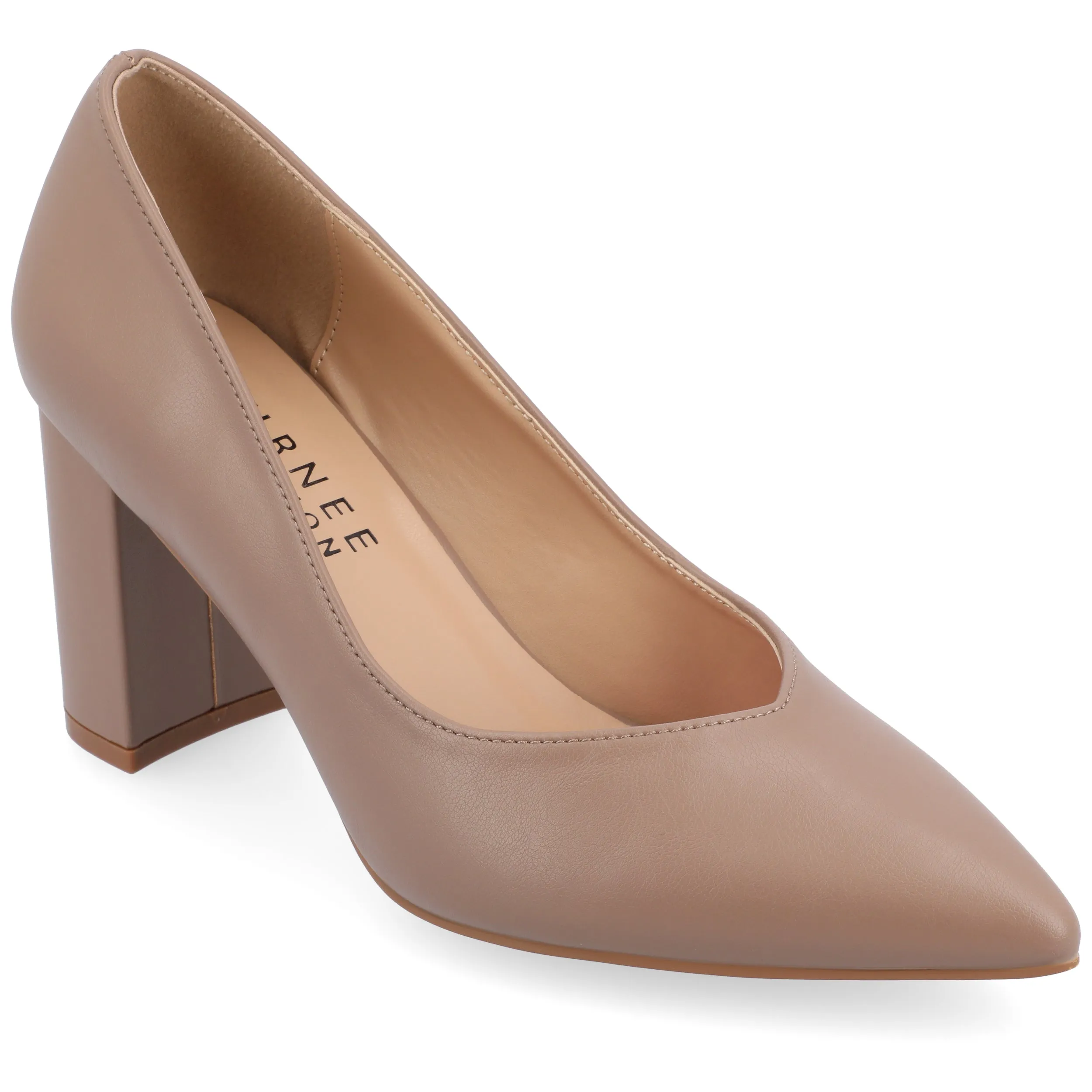 Journee Collection Women's Narrow Width SuperNatural Tru Comfort Foam SIMONNE Pumps Cool Shades
