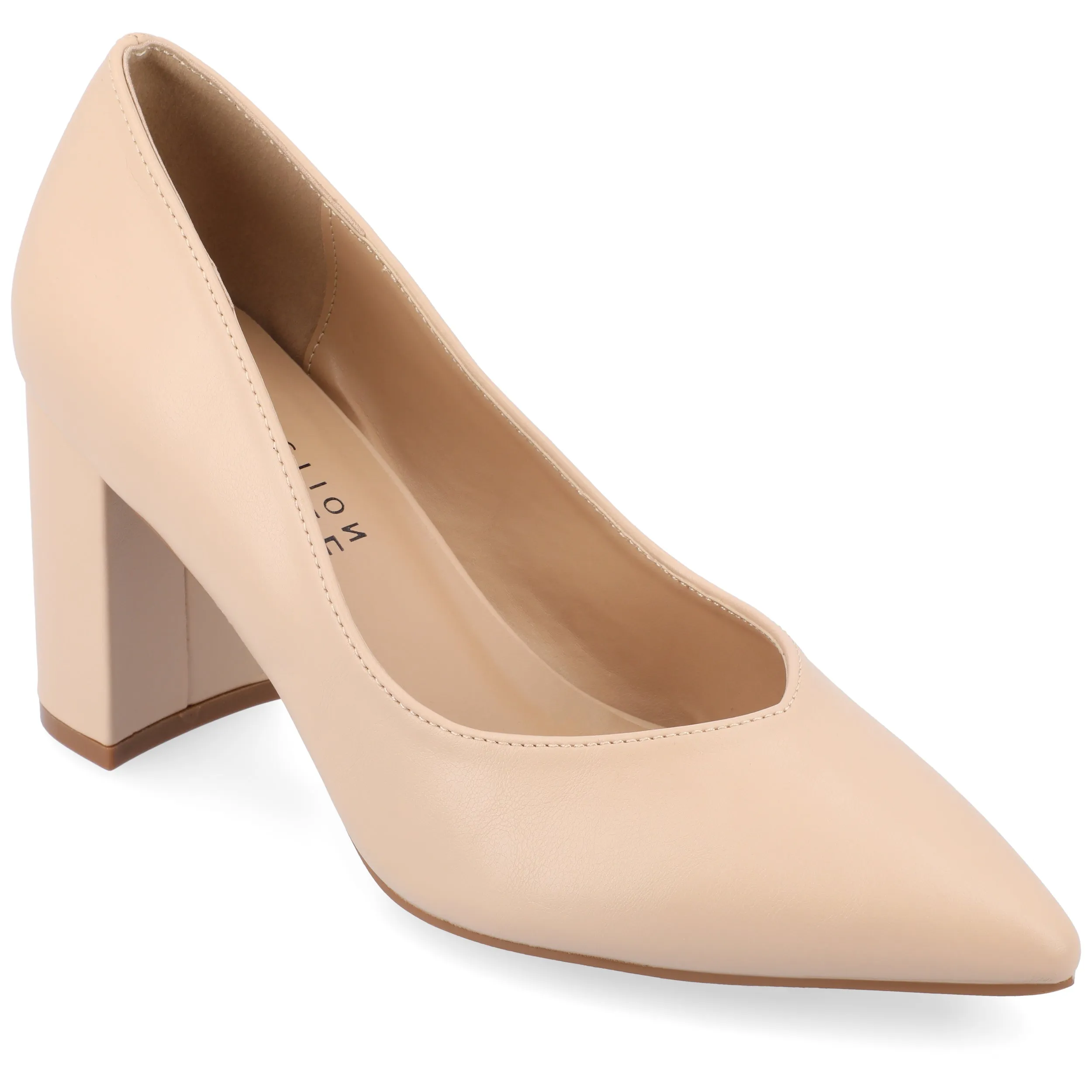 Journee Collection Women's Narrow Width SuperNatural Tru Comfort Foam SIMONNE Pumps Cool Shades