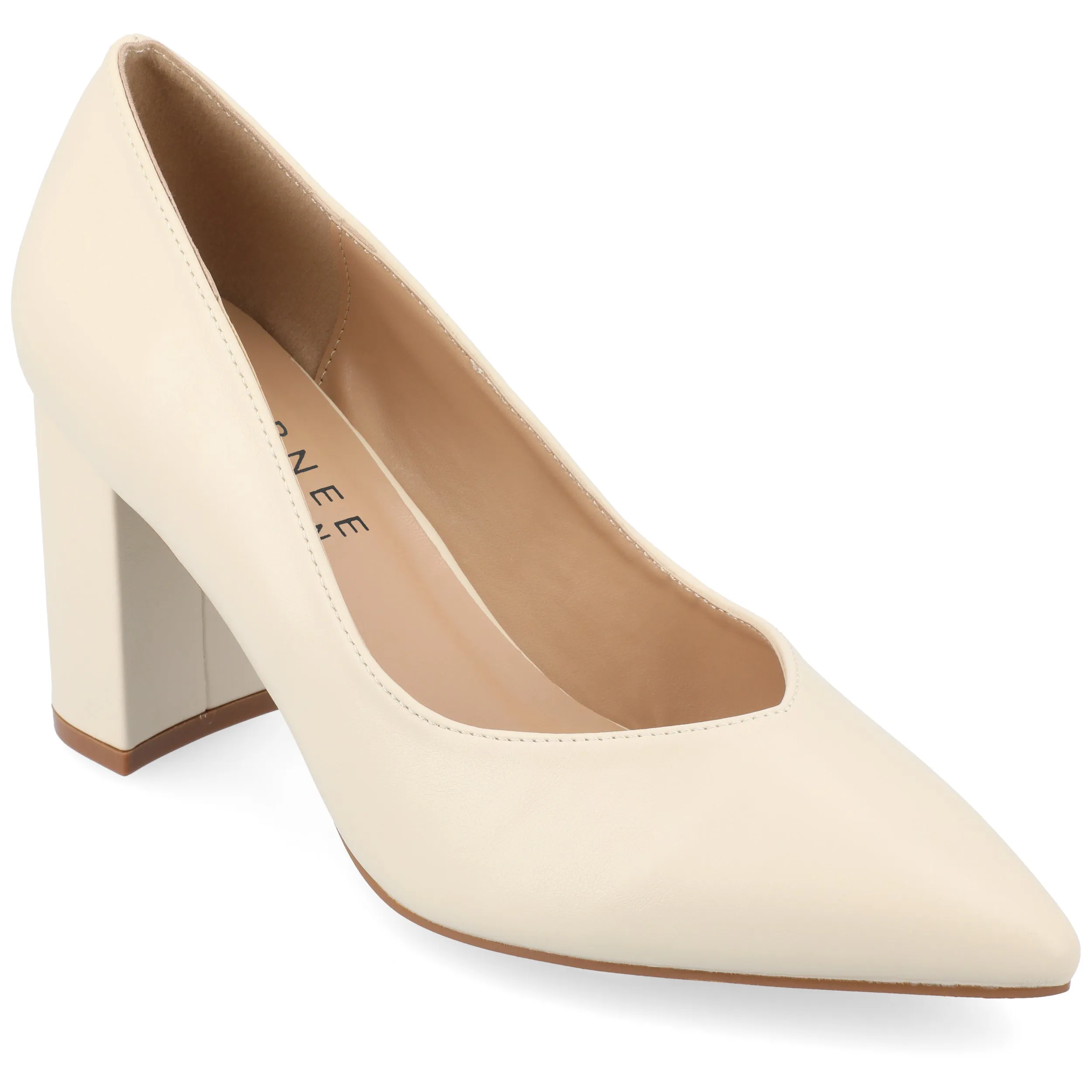 Journee Collection Women's SuperNatural Tru Comfort Foam SIMONNE Pumps Warm Shades
