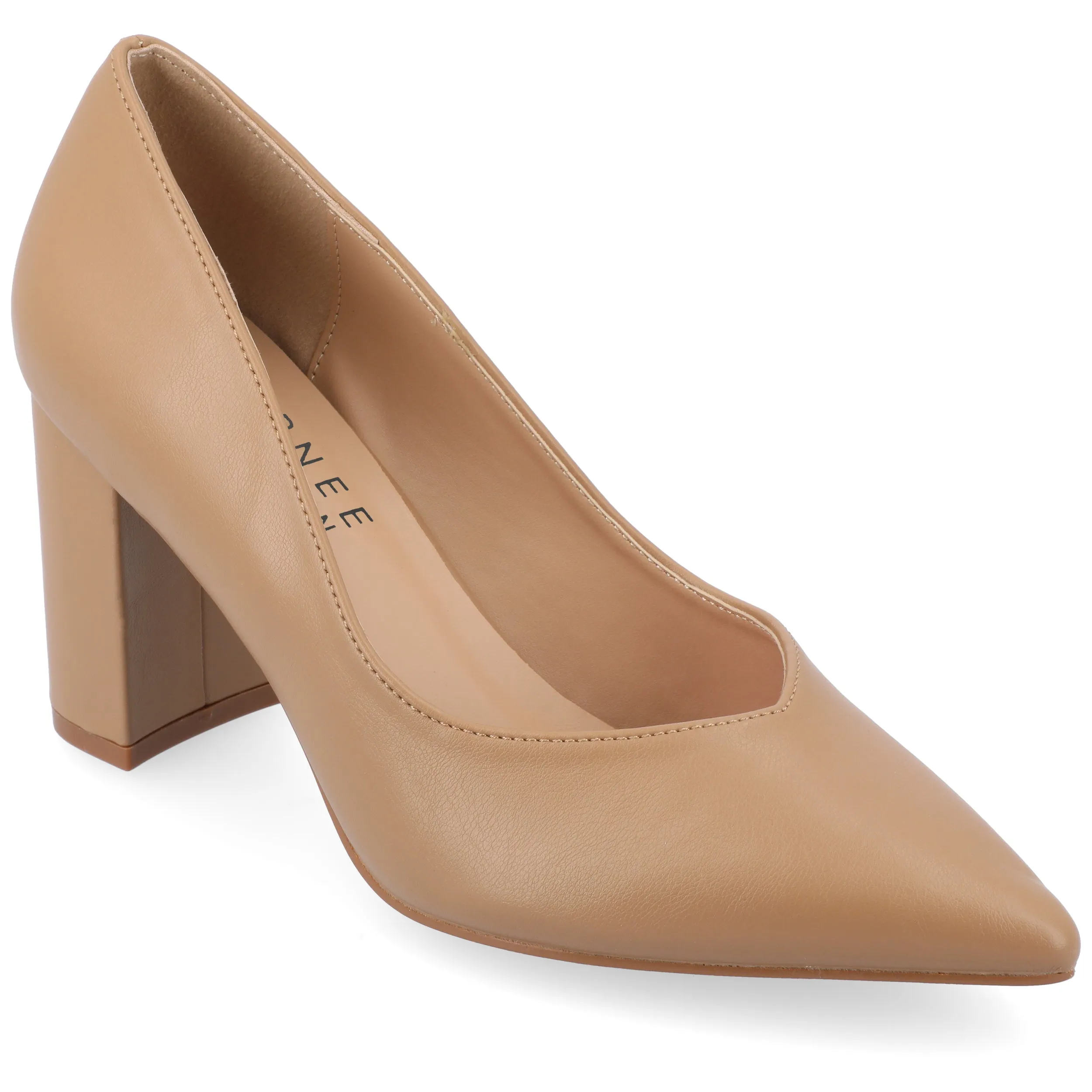 Journee Collection Women's SuperNatural Tru Comfort Foam SIMONNE Pumps Warm Shades