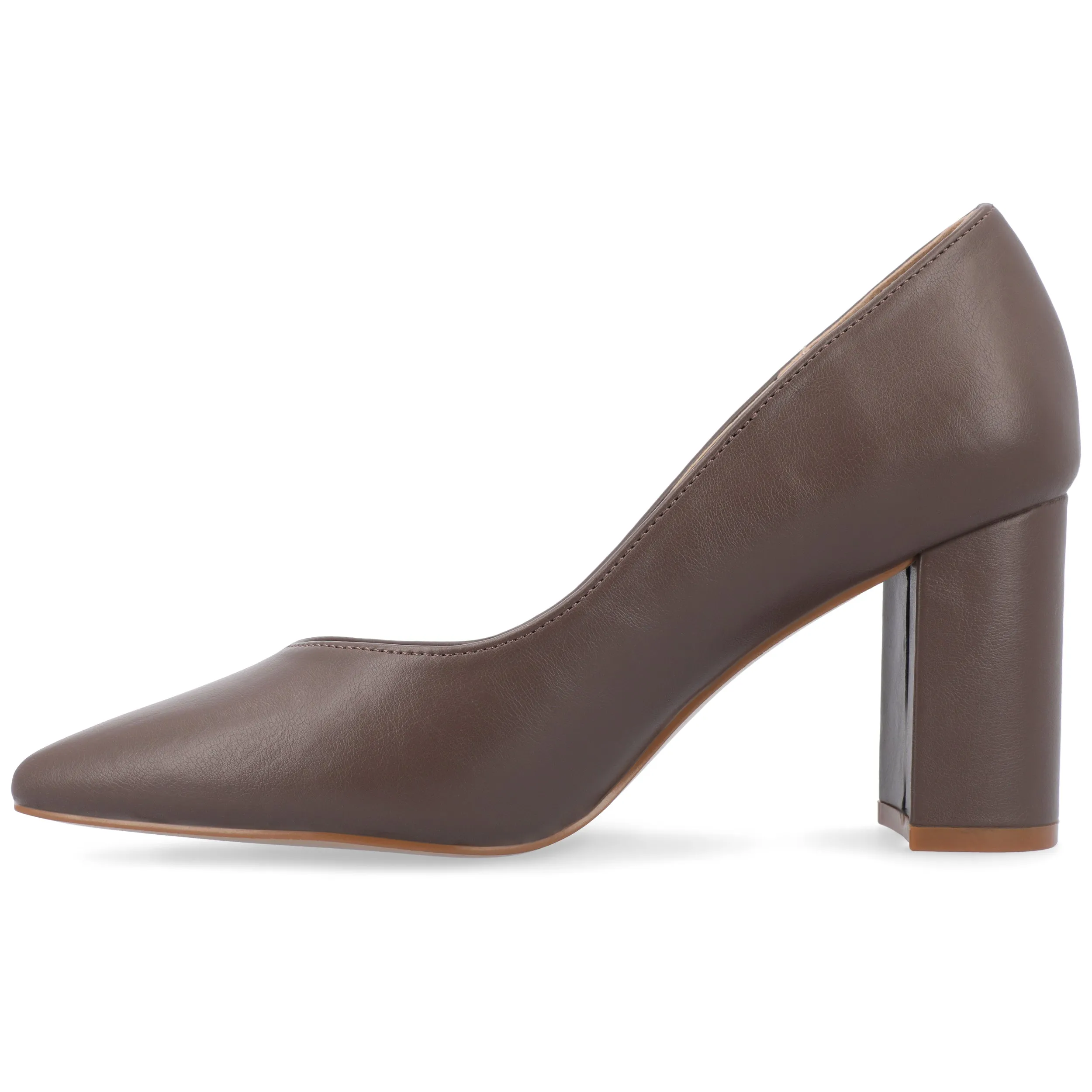 Journee Collection Women's SuperNatural Tru Comfort Foam SIMONNE Pumps Warm Shades