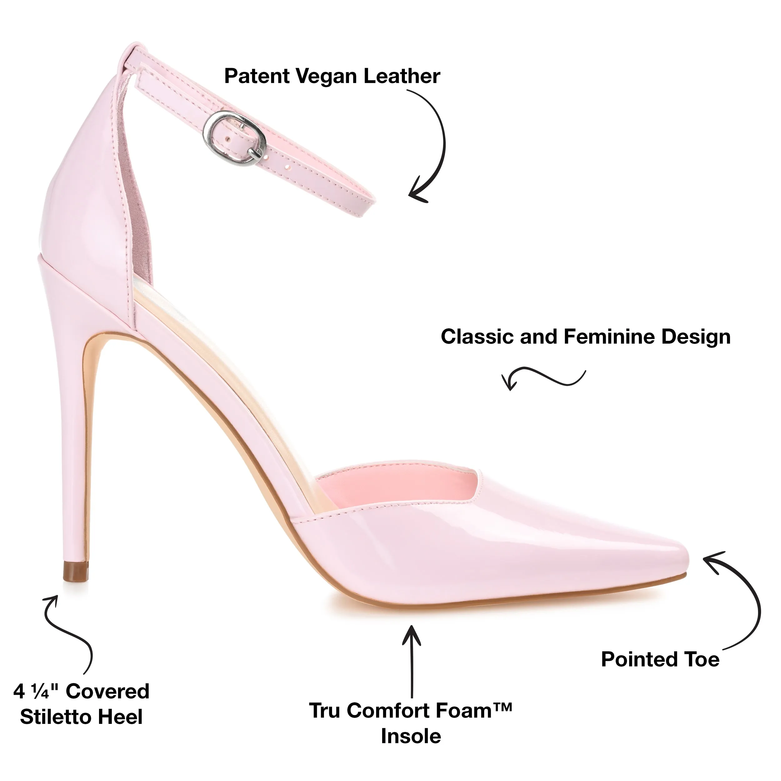 Journee Collection Women's Tru Comfort Foam Wide Width Miriem Pump