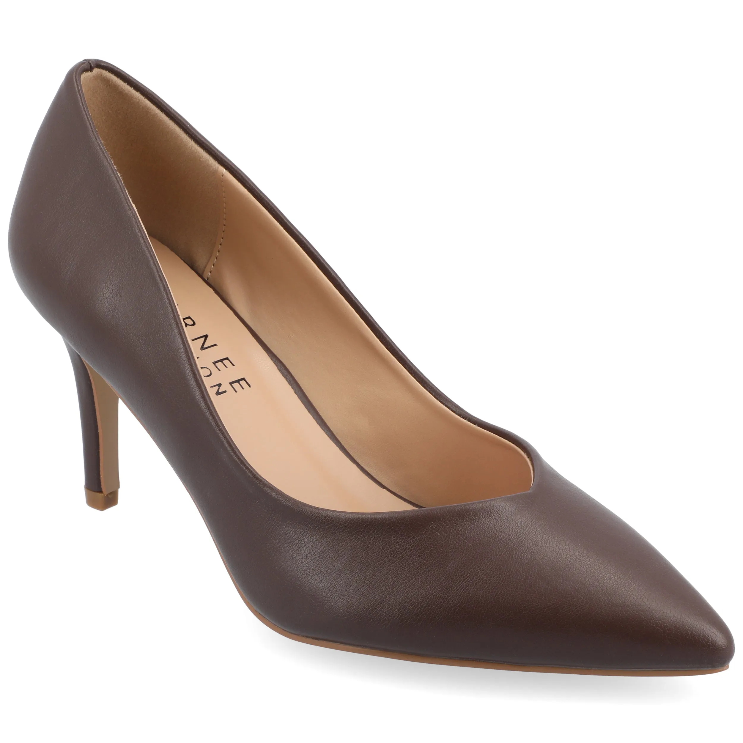 Journee Collection Women's Wide Width SuperNatural Tru Comfort Foam Gabriella Pumps Cool Shades