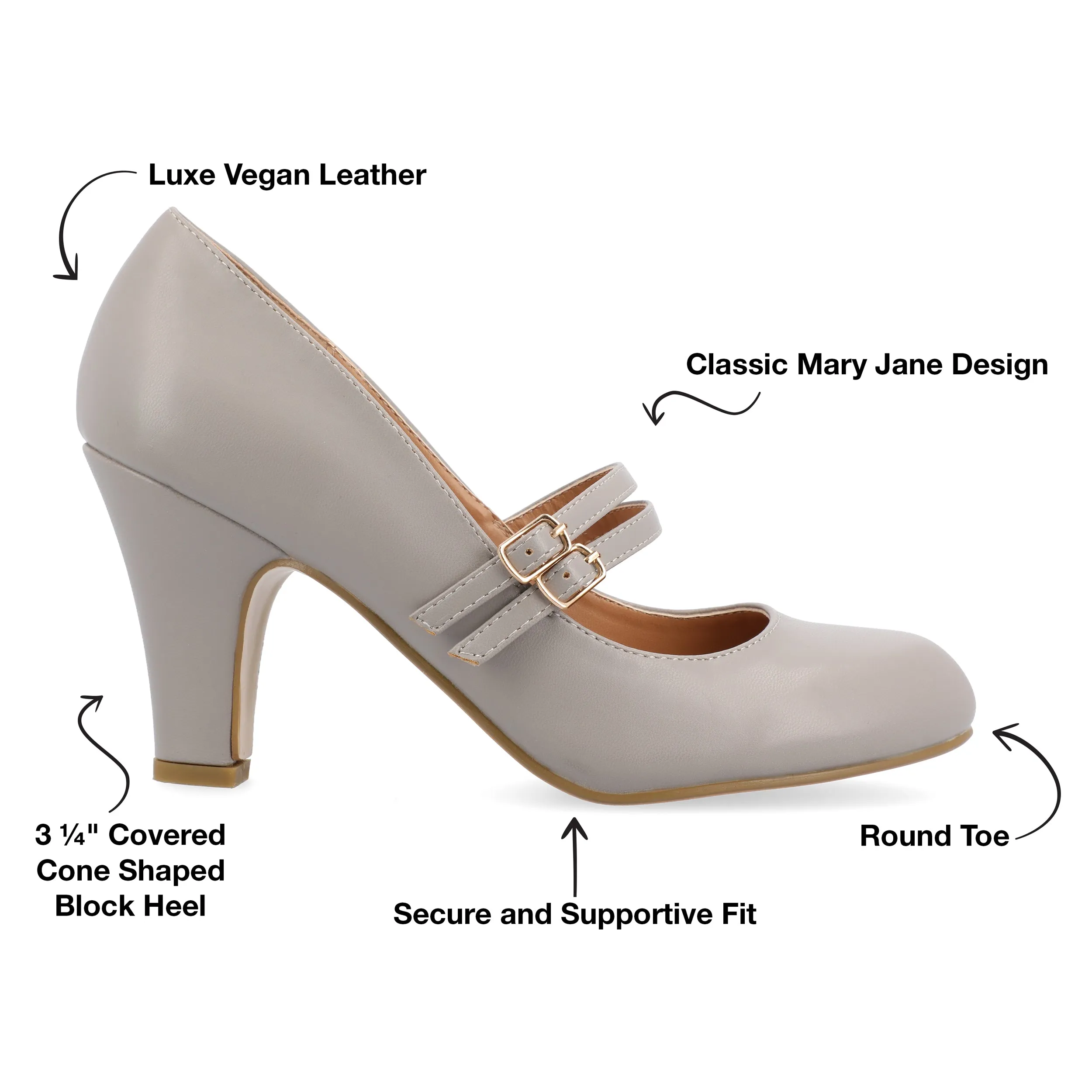 Journee Collection Women's Windy Pumps