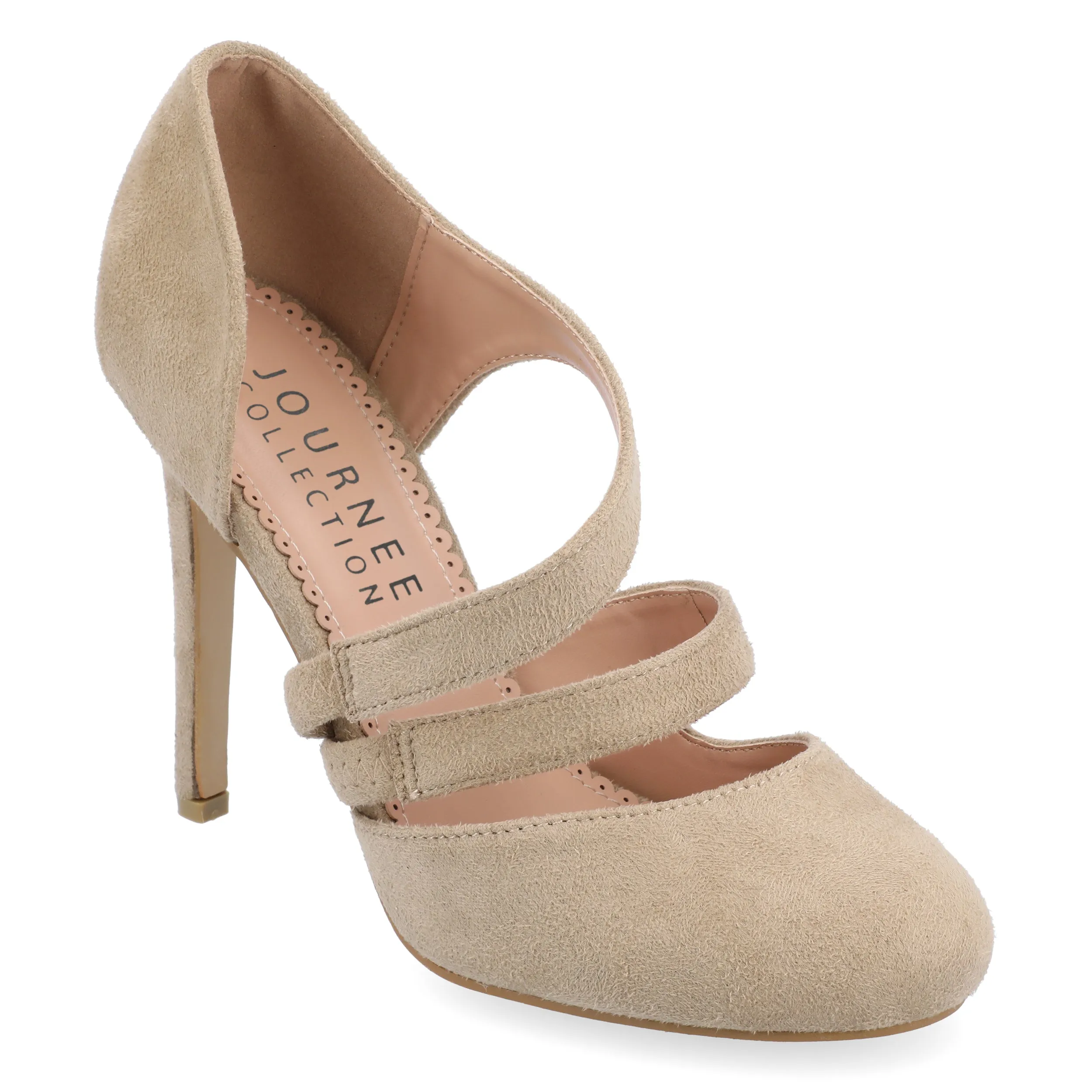 Journee Collection Womens Zeera Round Toe High Stiletto Pumps