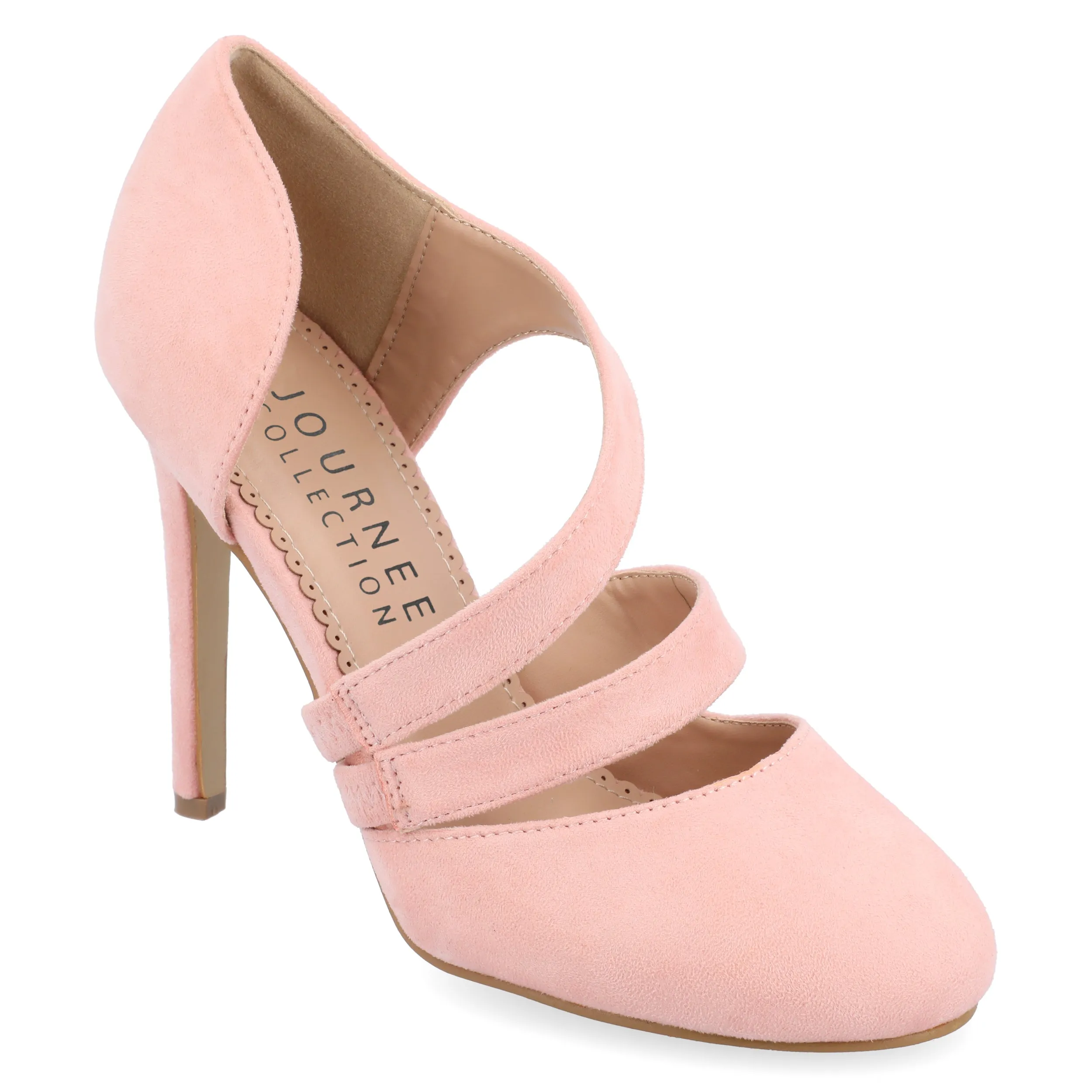 Journee Collection Womens Zeera Round Toe High Stiletto Pumps