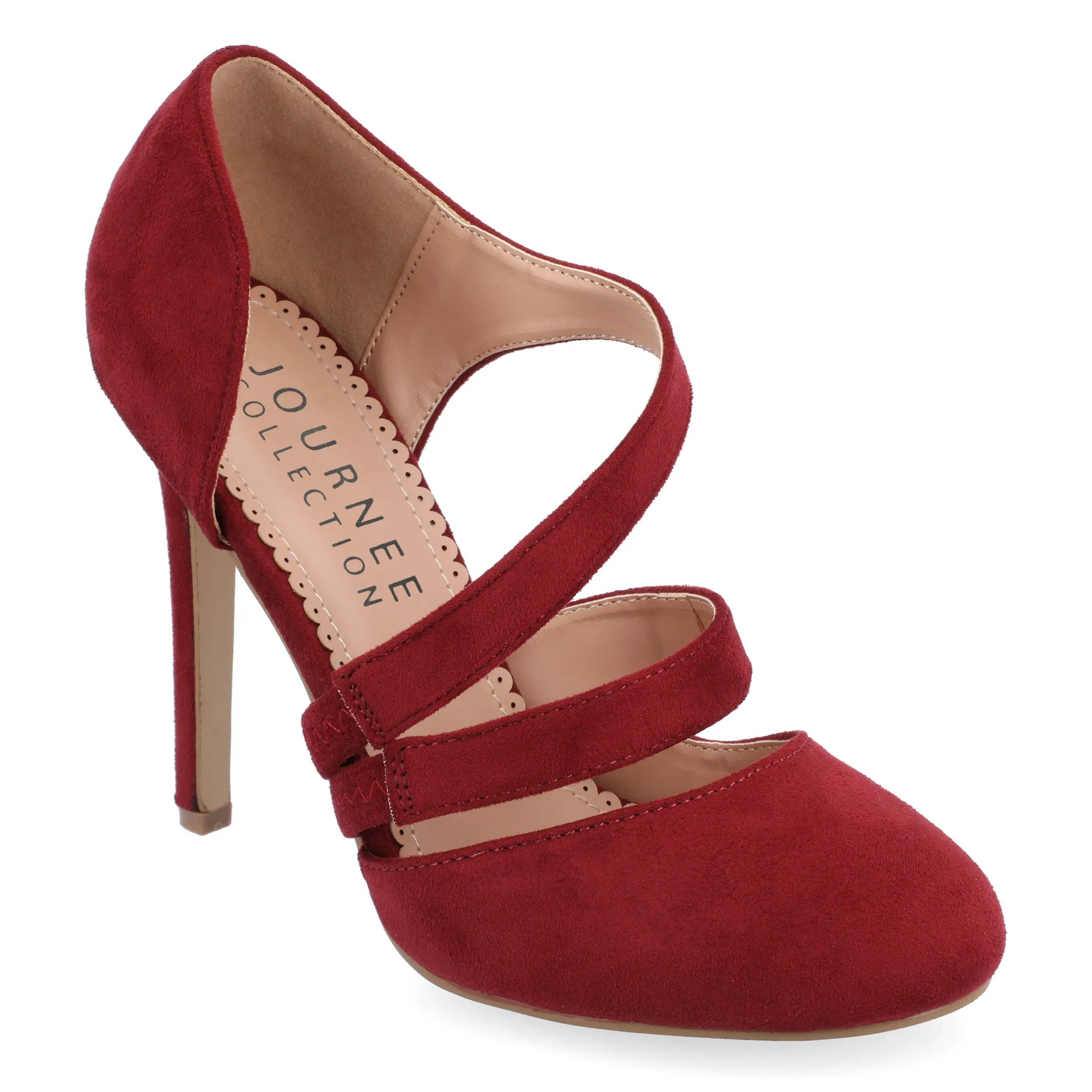 Journee Collection Womens Zeera Round Toe High Stiletto Pumps