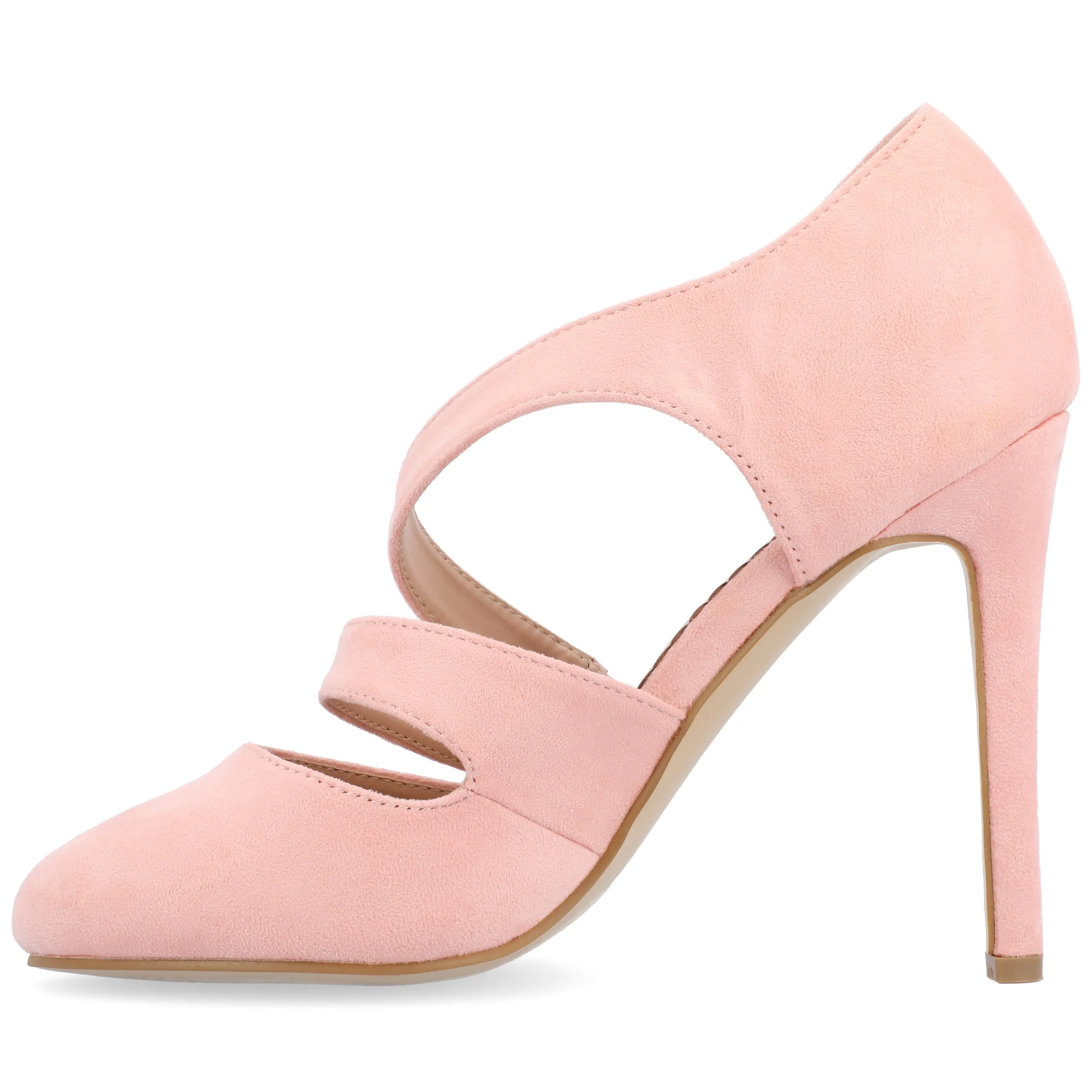 Journee Collection Womens Zeera Round Toe High Stiletto Pumps