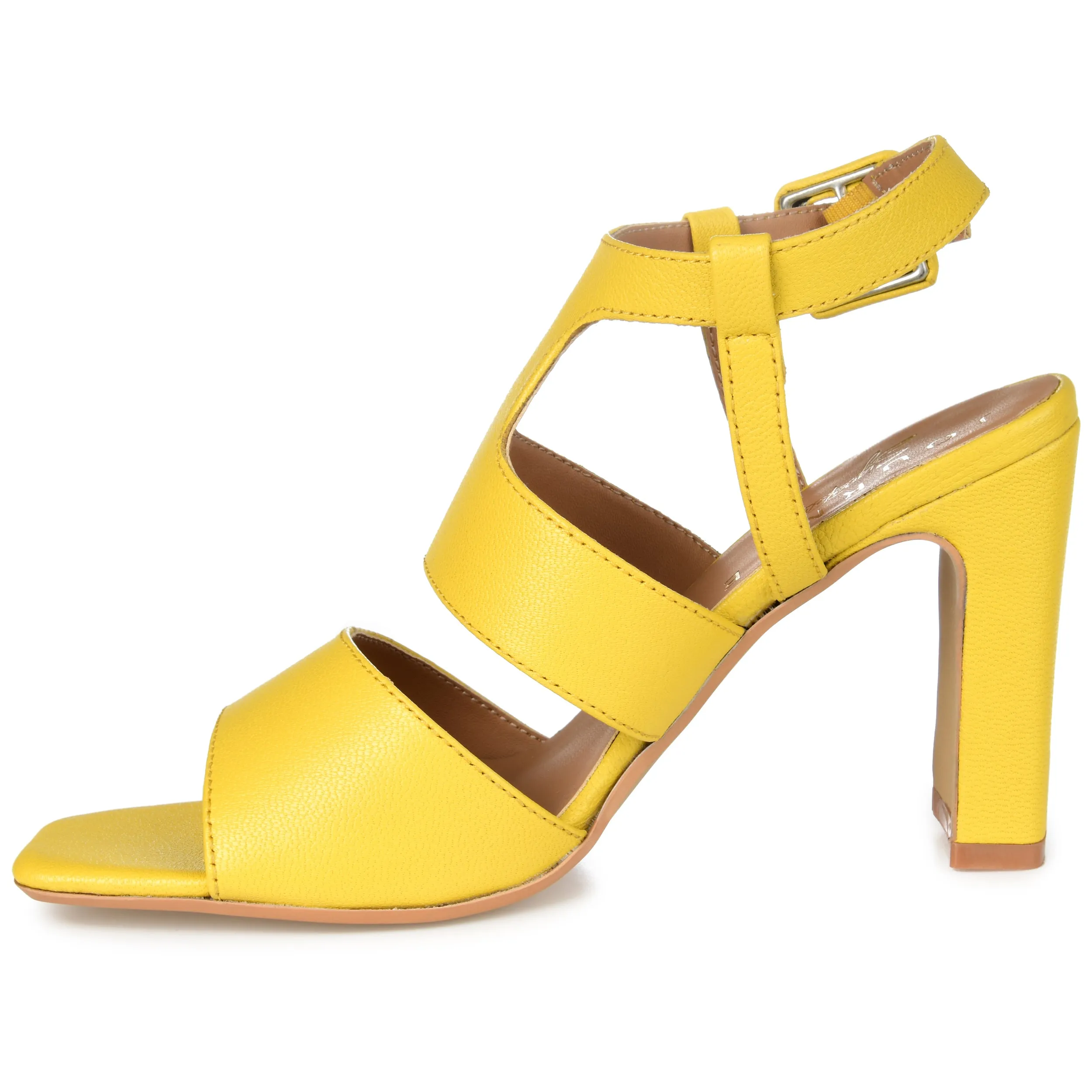 Journee Signature Women's Genuine Leather Beckie Pump