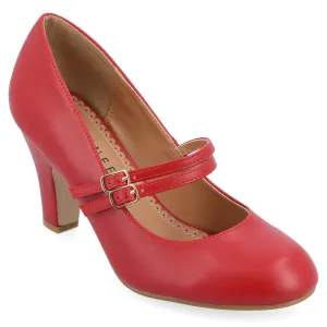 Journee Women's Wide Width Windy Pumps