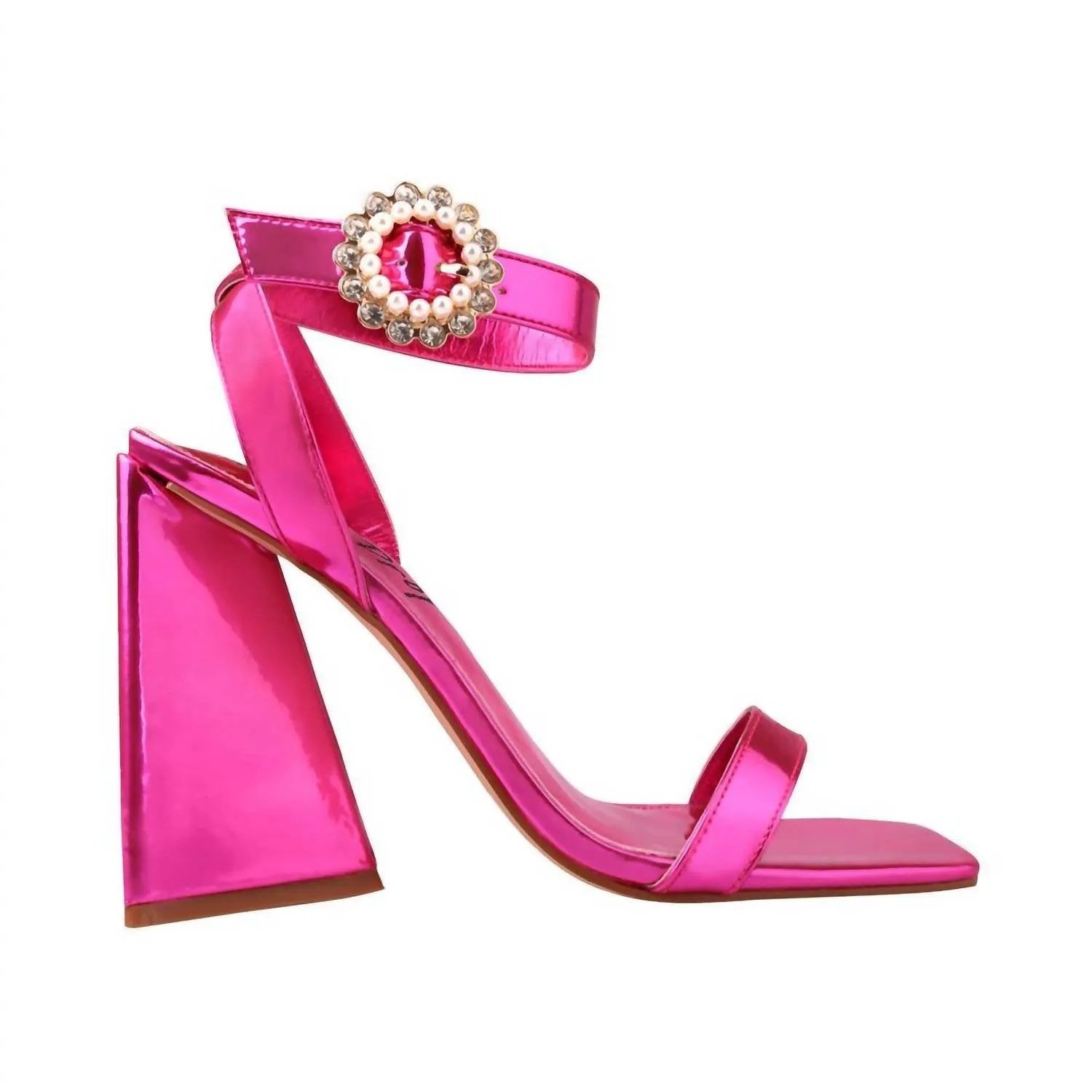 Journey Jewel Heels In Fuchsia