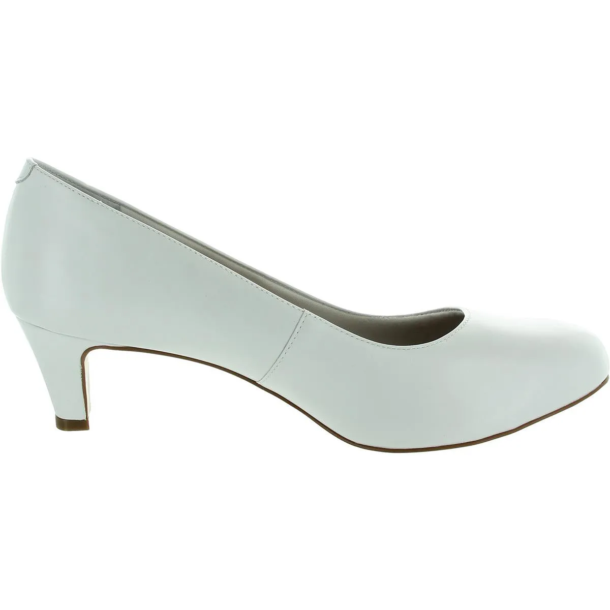 Joy II Womens Solid Leather Pumps