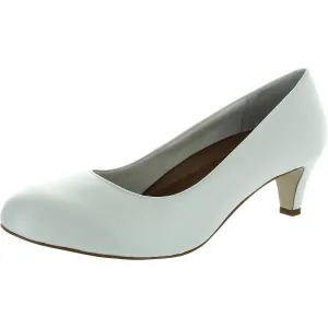 Joy II Womens Solid Leather Pumps