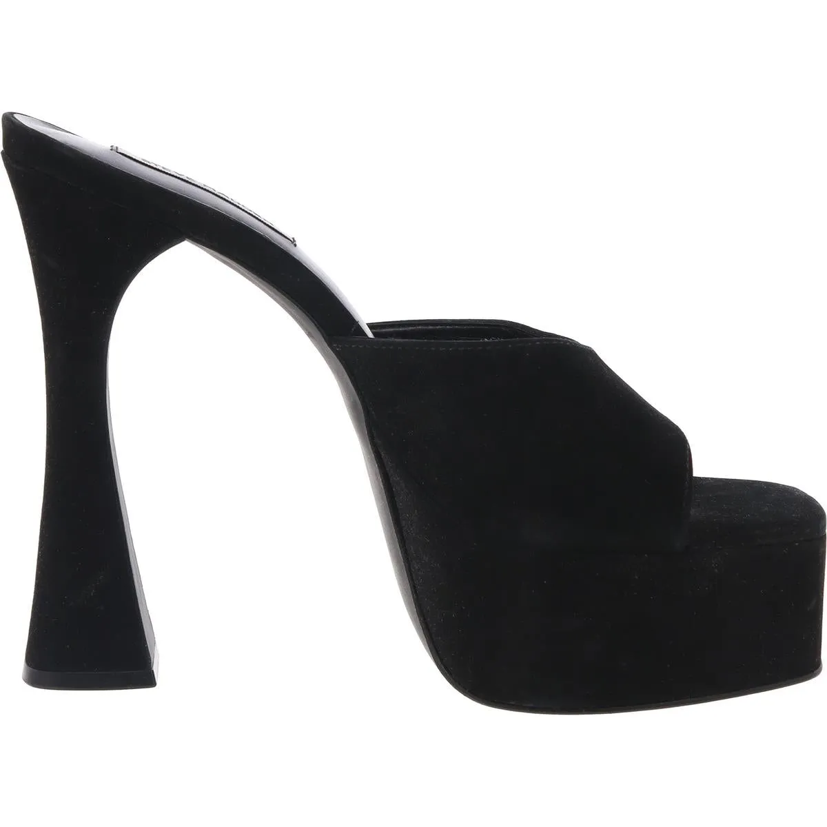 Kacie Womens Metallic Pump Platform Heels