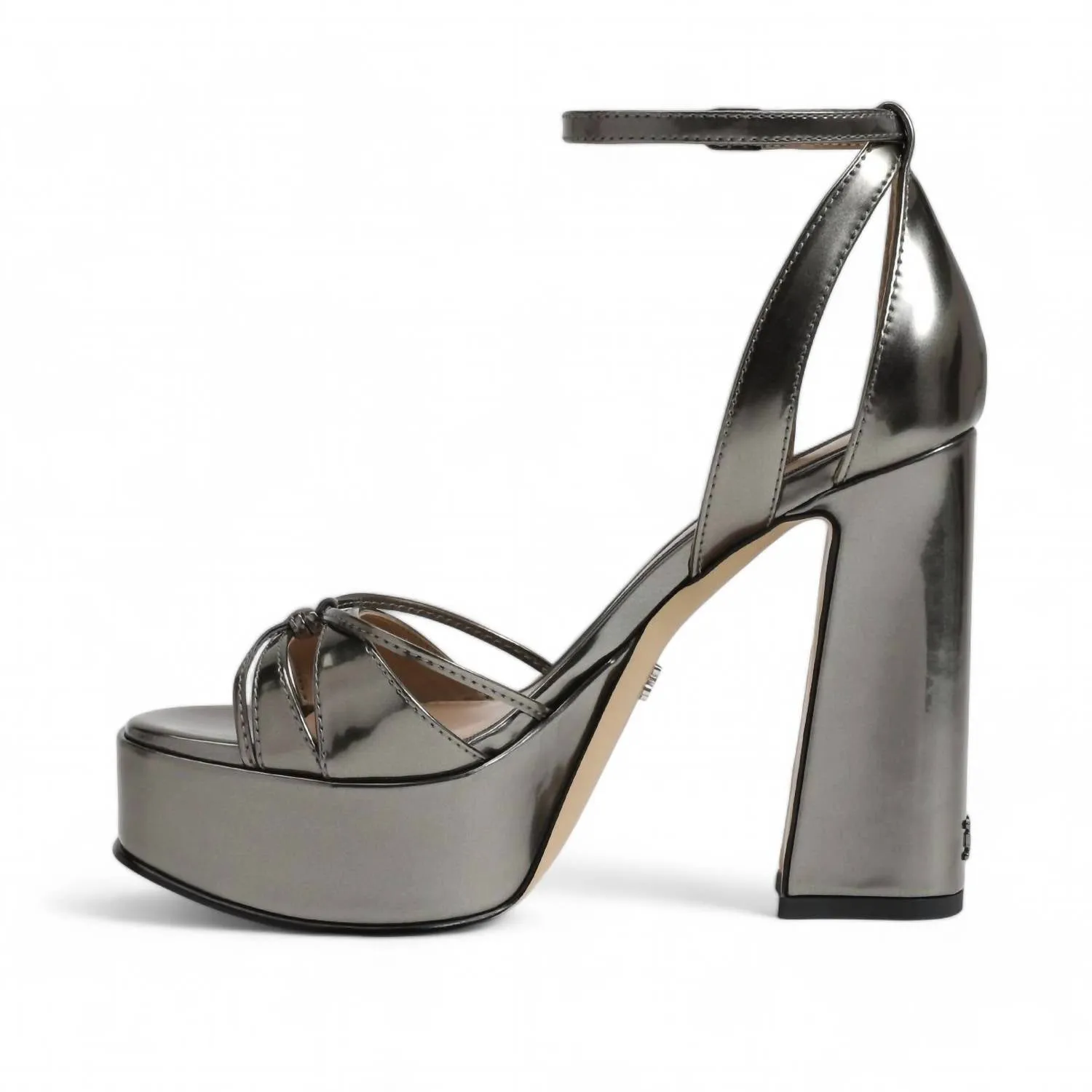 Kamille Platform Heel In Pewter Olive
