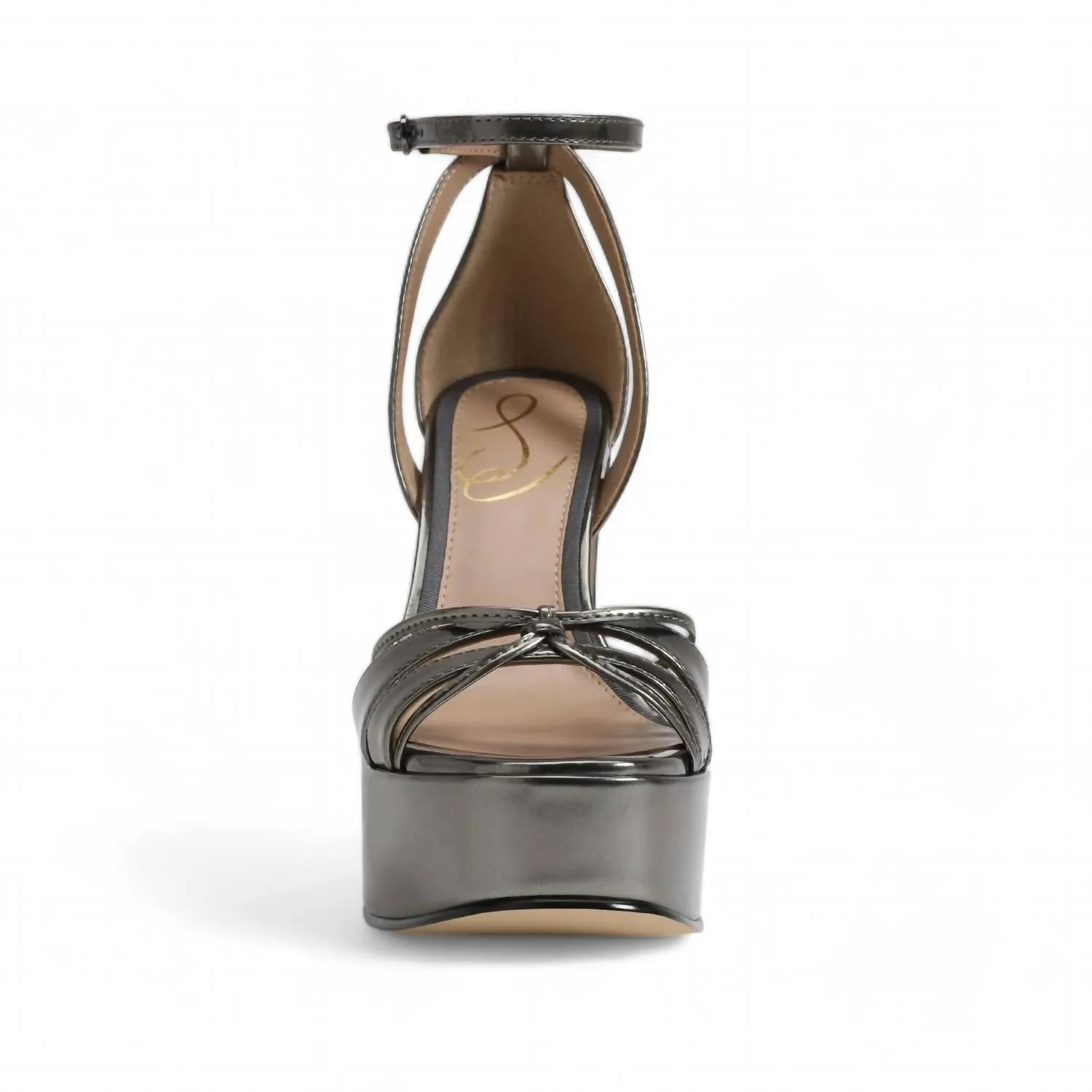 Kamille Platform Heel In Pewter Olive